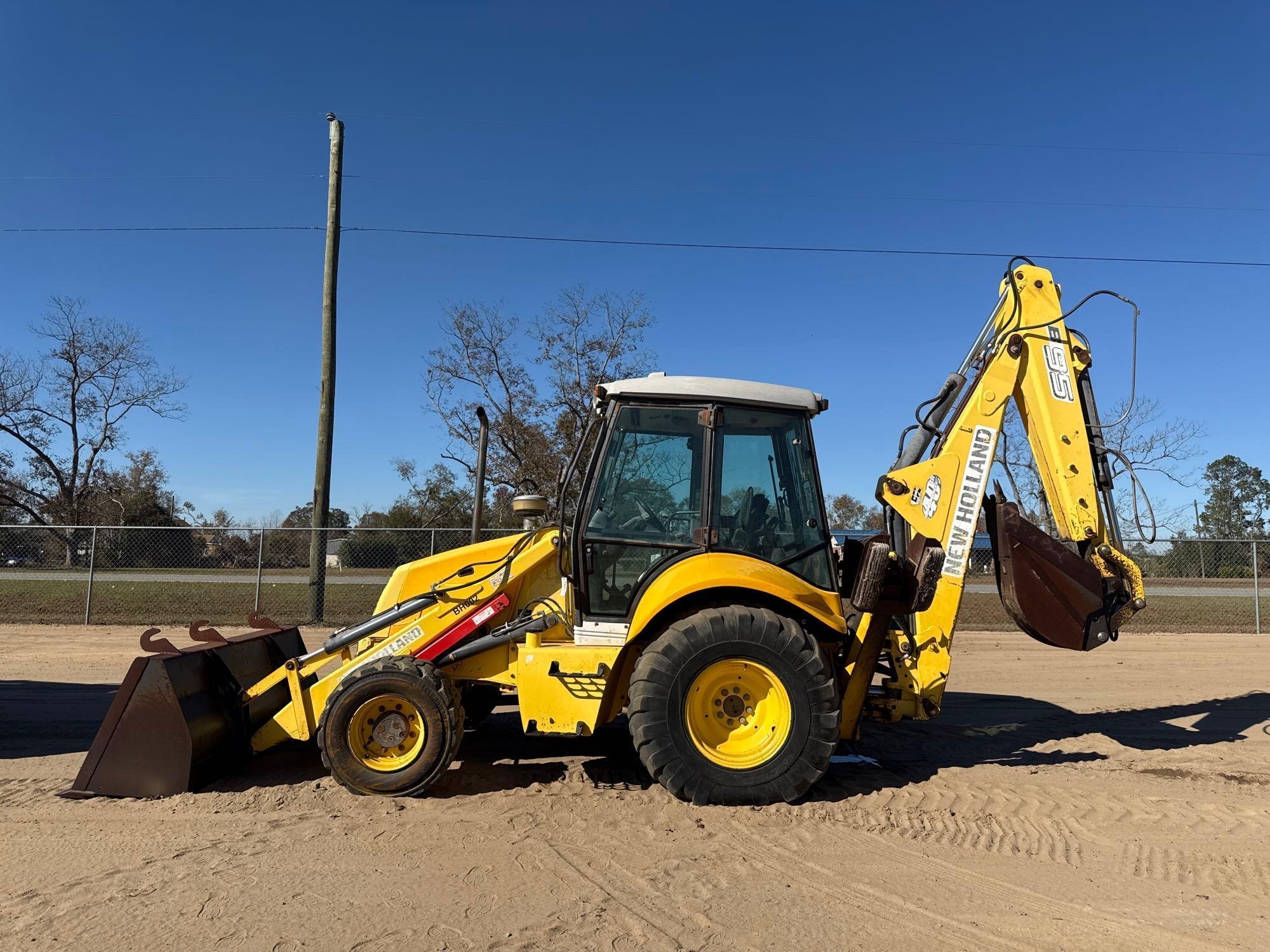 2007 NEW HOLLAND B95 BACKHOE (A52709)