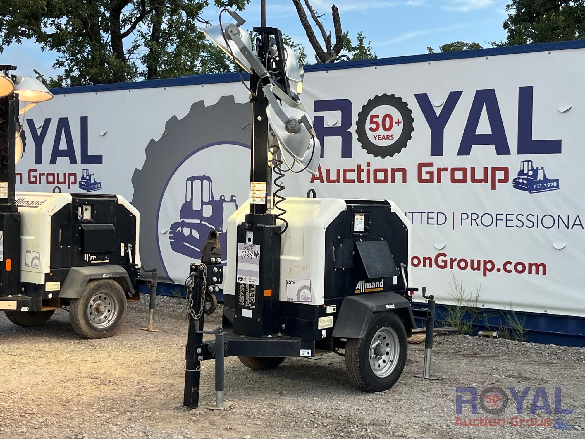 2019 Allmand Night-Lite V-Series S/A Towable Light Tower (A52377)