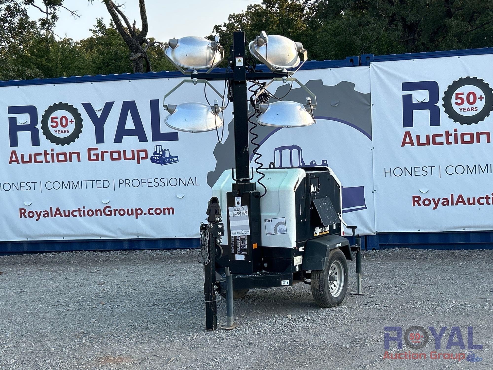 2019 Allmand Night-Lite V-Series S/A Towable Light Tower (A52377)