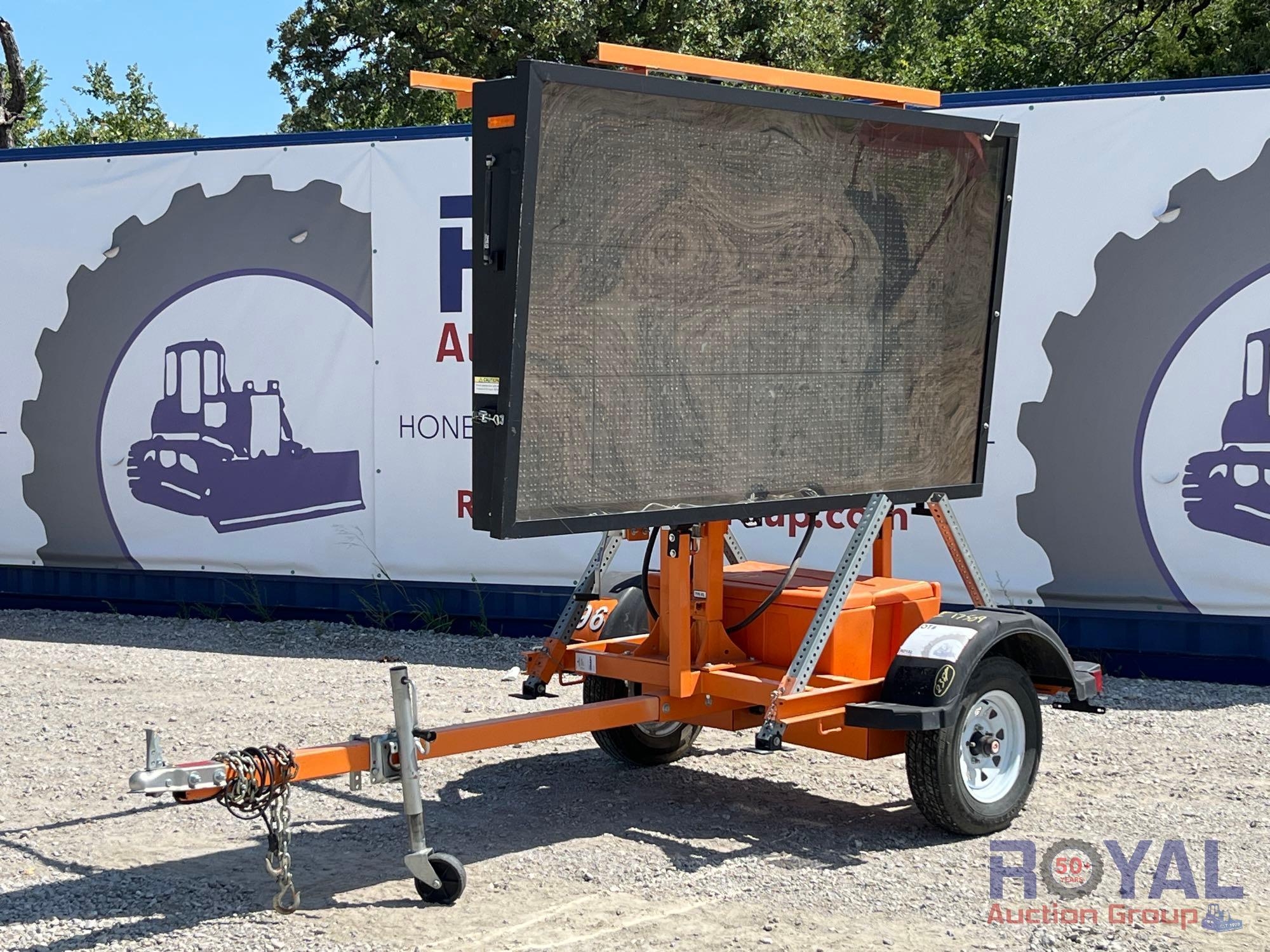 2021 Ver-Mac PCMS-3812 Solar S/A Towable Trailer Message Board (A49461)