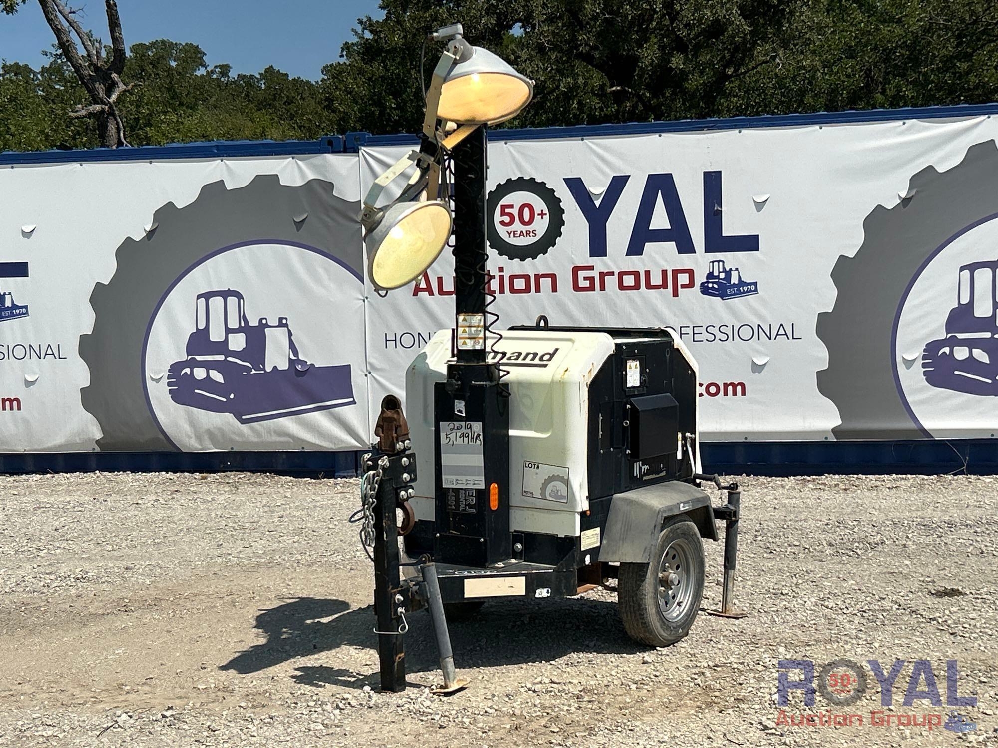 2018 Allmand Night-Lite V-Series S/A Towable Light Tower (A52377)