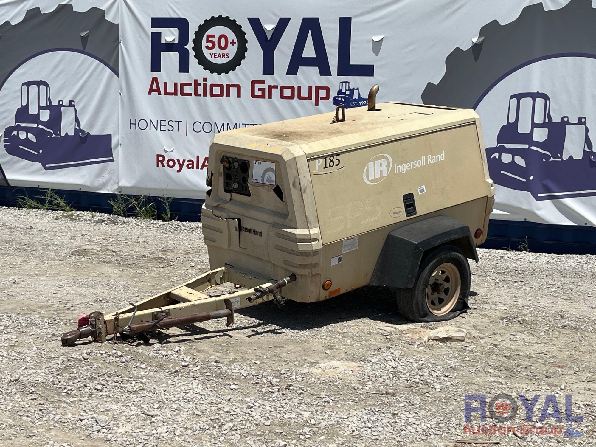 2007 Ingersoll Rand P185WJD Towable Diesel Air Compressor (A52377)