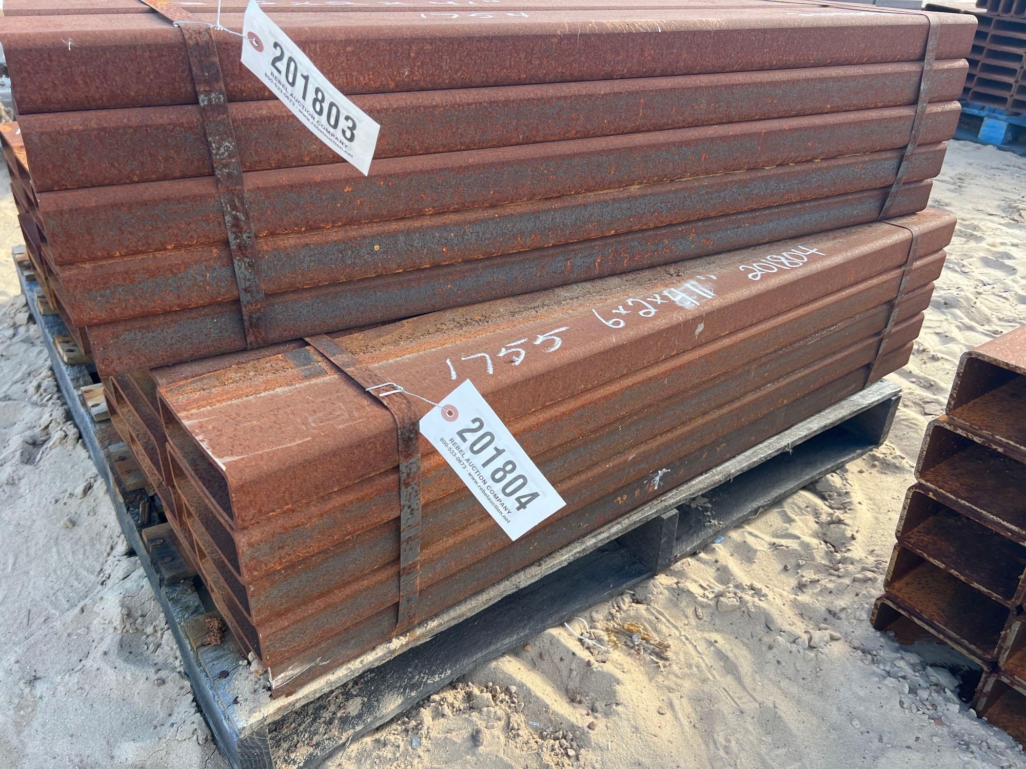 (15) 6" X 2" X 41" TUBING (A54756)