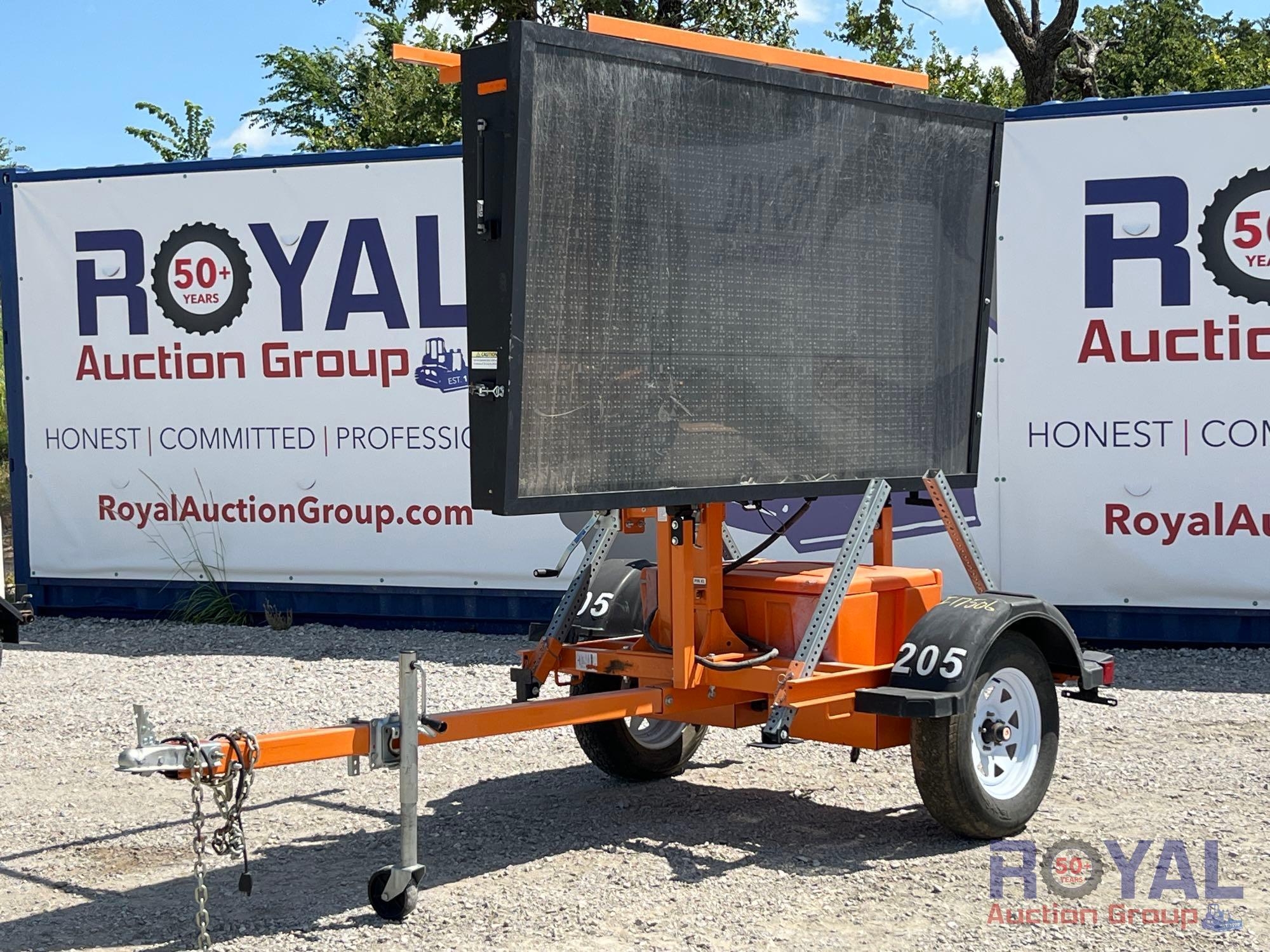 2021 Ver-Mac PCMS-3812 Solar S/A Towable Trailer Message Board (A52377)