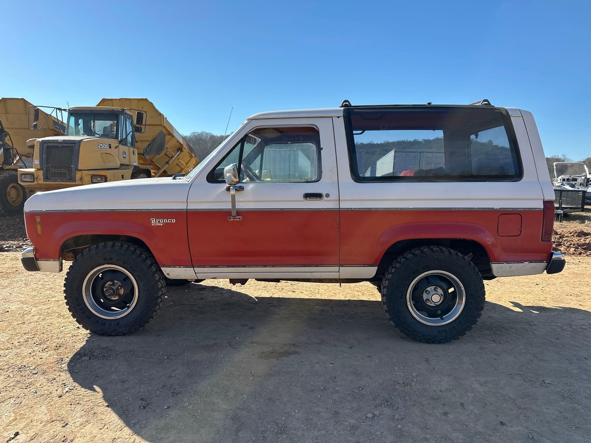 1987 Ford Bronco II Multipurpose Vehicle (MPV), VIN # 1FMCU14T6HUD19995 (A57453)