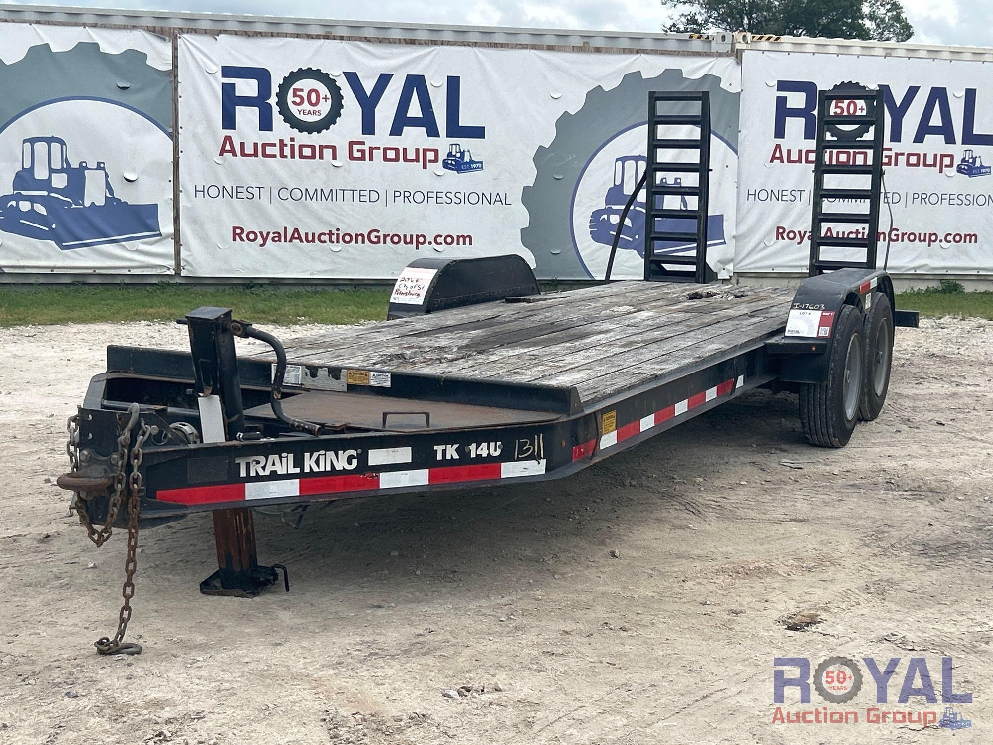 Trail King 20ft T/A Flatbed Equipment Trailer (A51691)