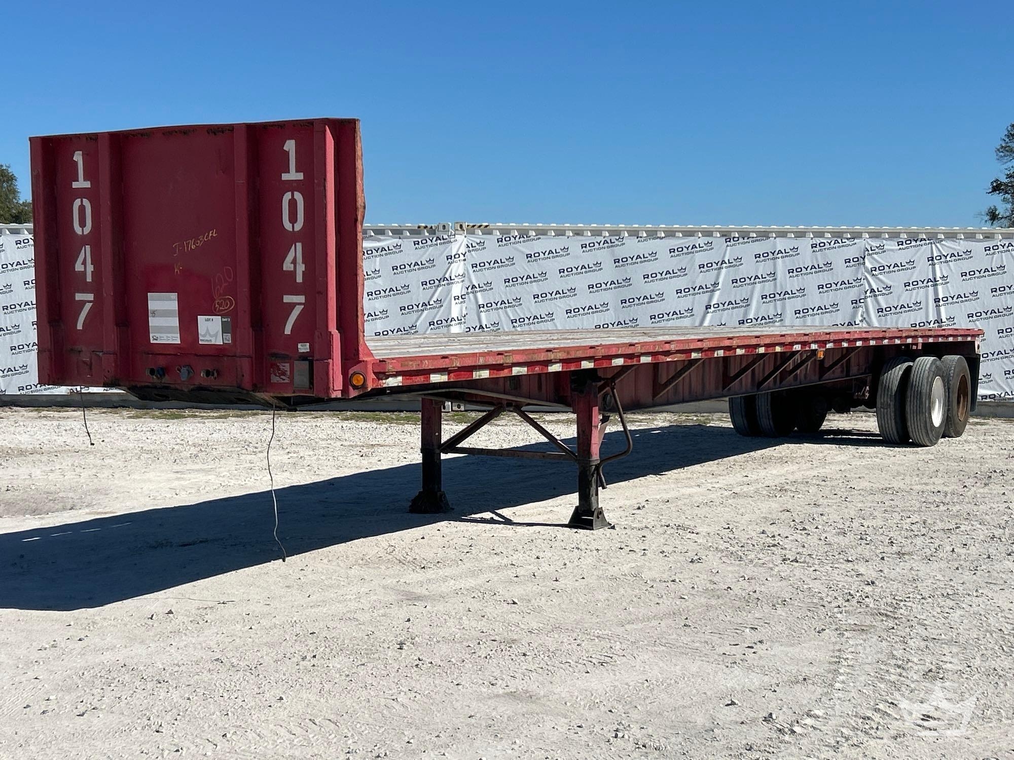 Lufkin 45ft. 40 Ton T/A Flatbed Trailer (A59230)