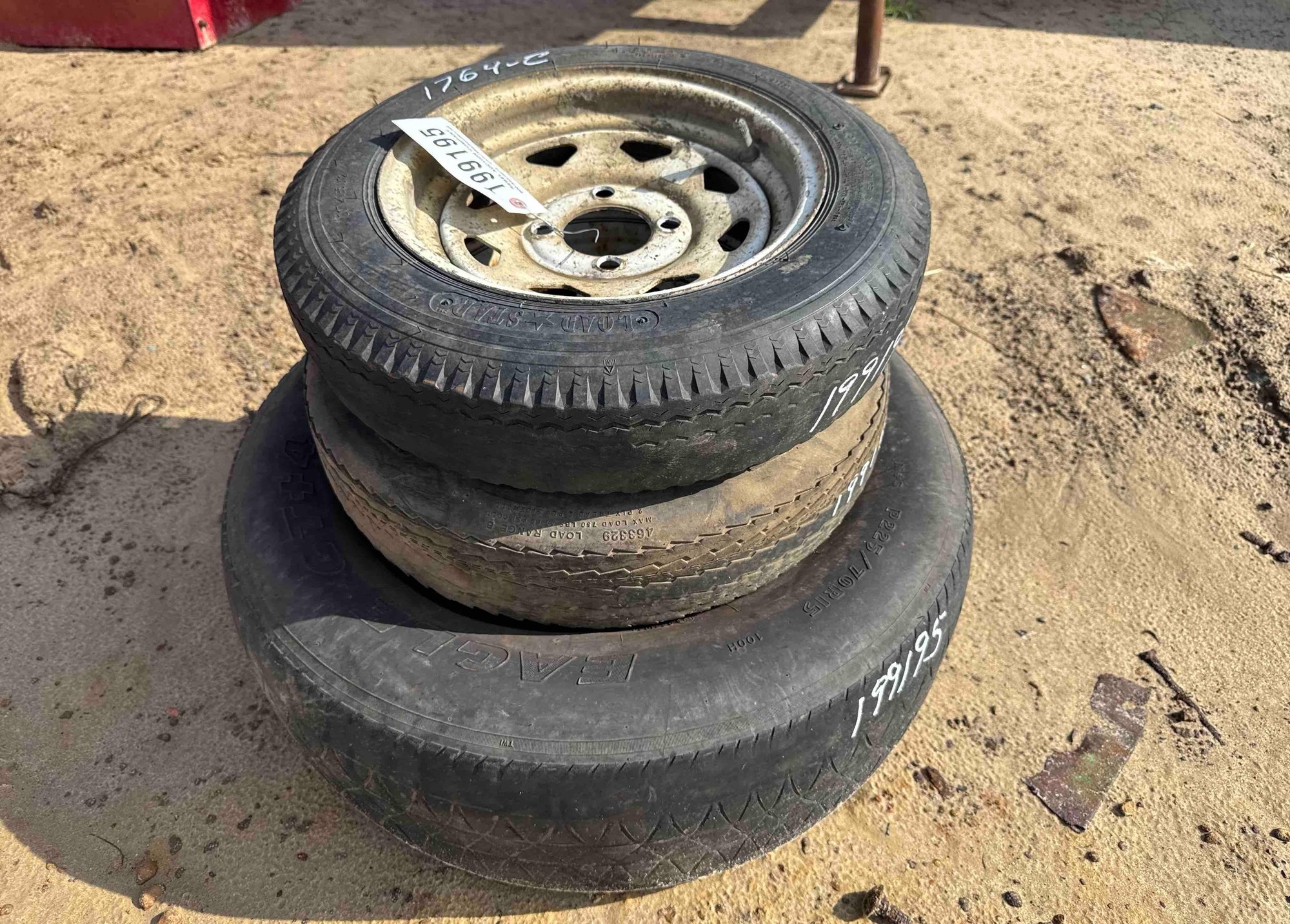 (3) TIRES & WHEELS (A51243)