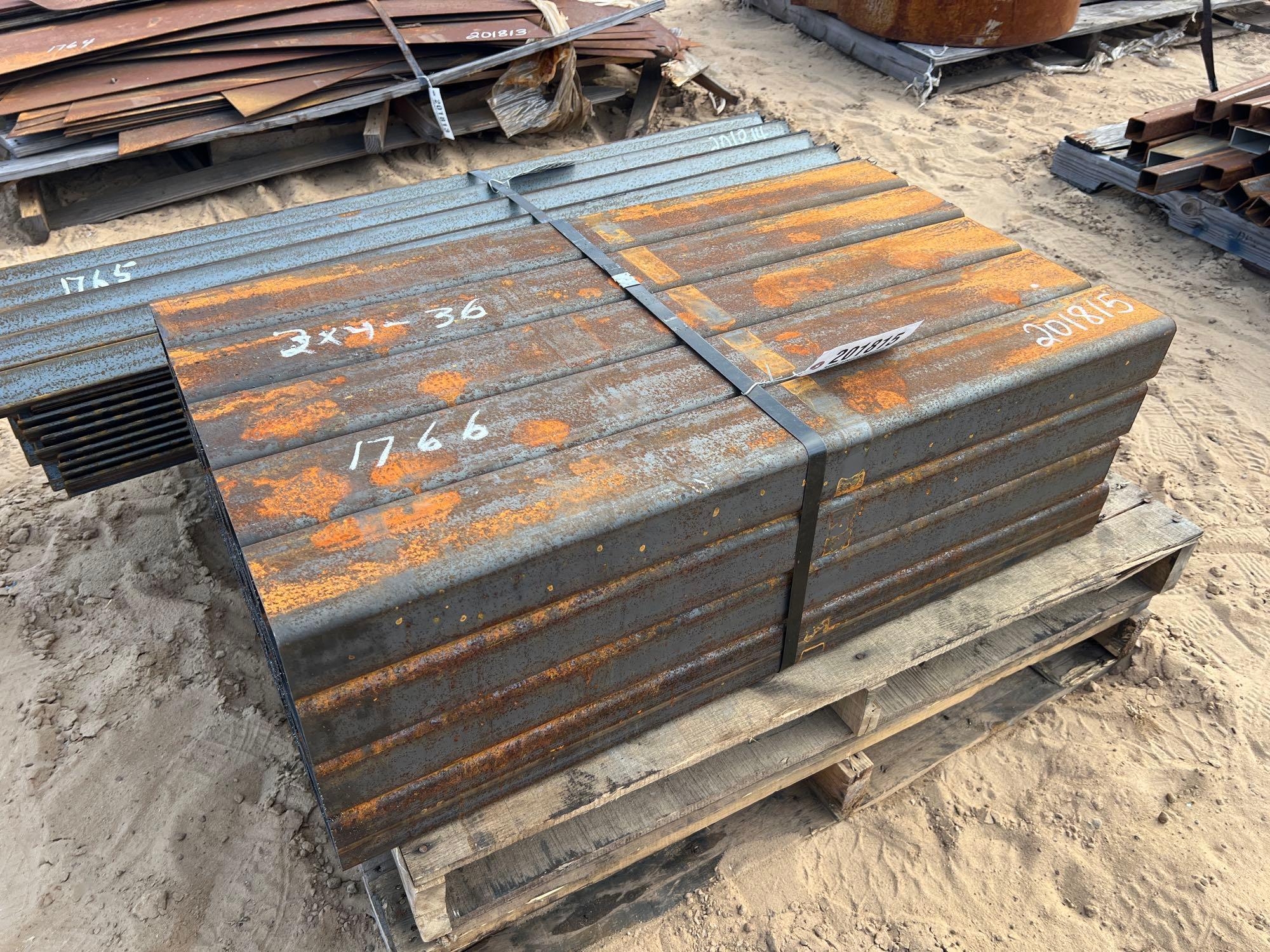 (20) 3" X 4" X 36" TUBING (A54756)