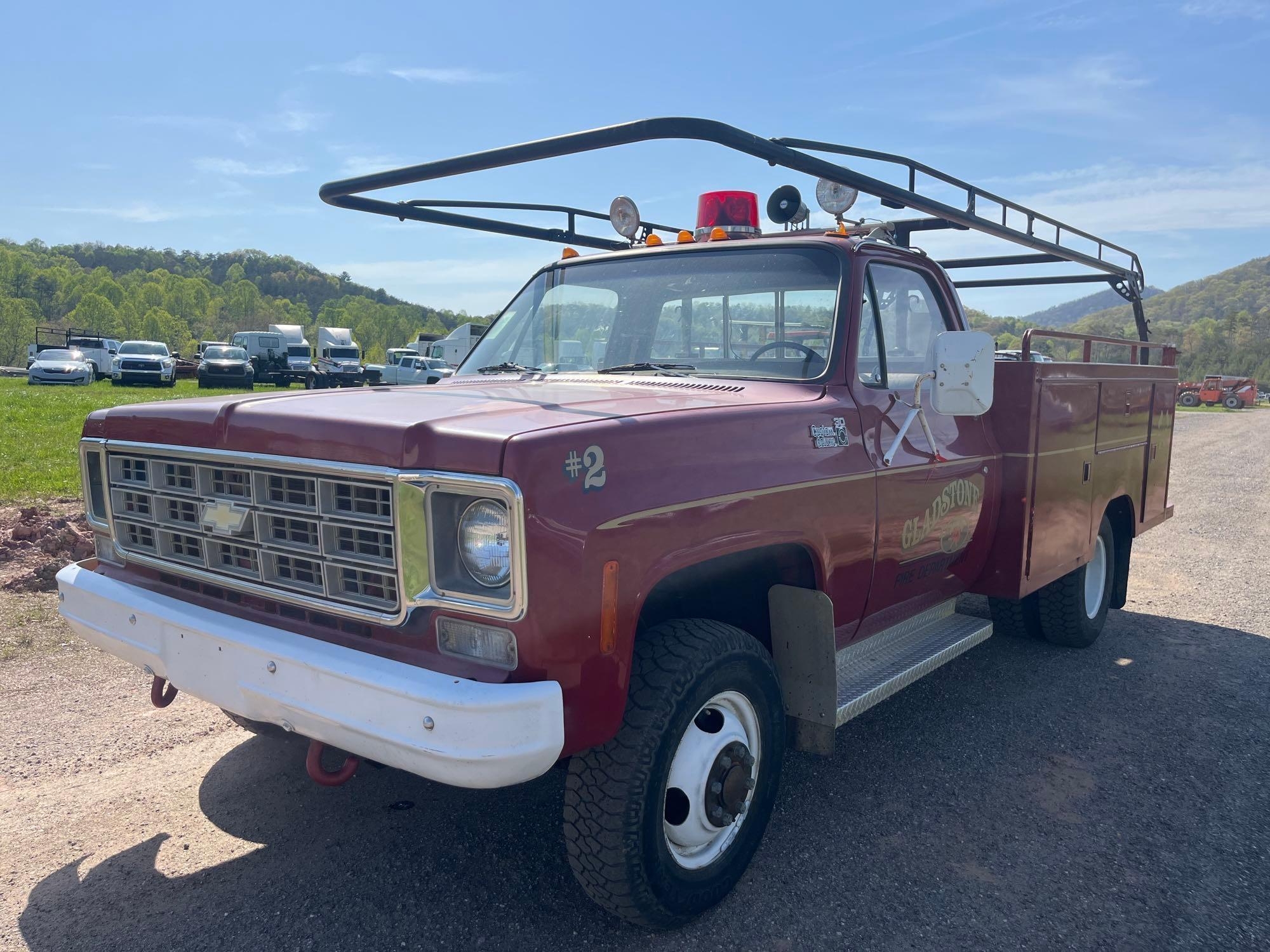 1979 Chevrolet Custome Deluxe 30 4x4 Fire Truck (A44391)