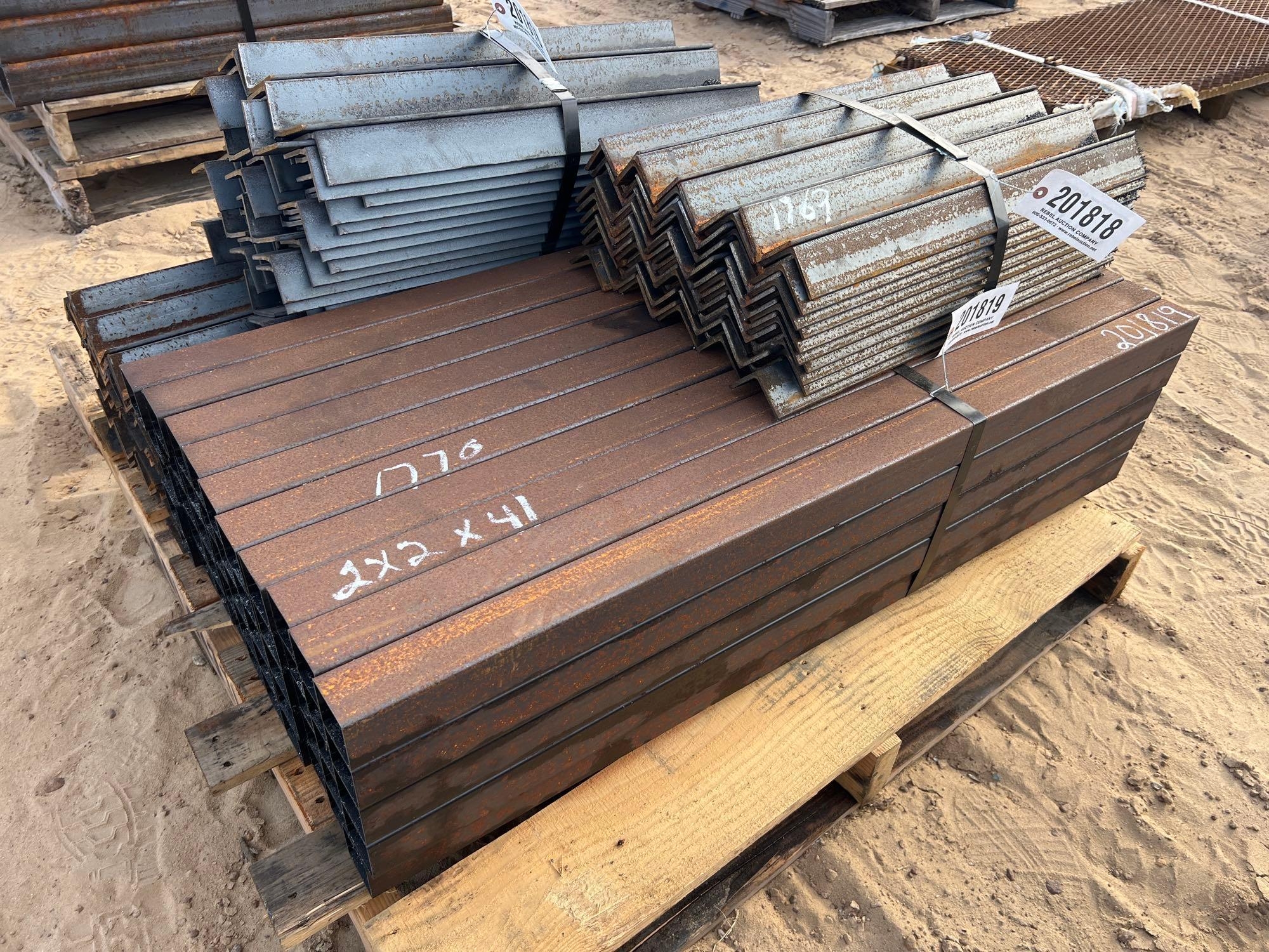 (50) 2" X 2" X 41" TUBING (A54756)