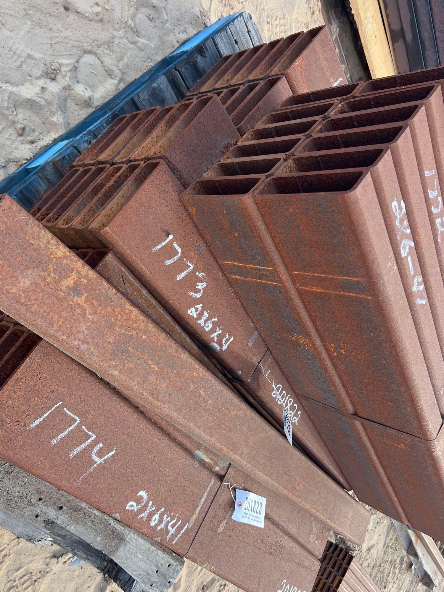 (12) 2" X 6" X 41" TUBING (A54756)