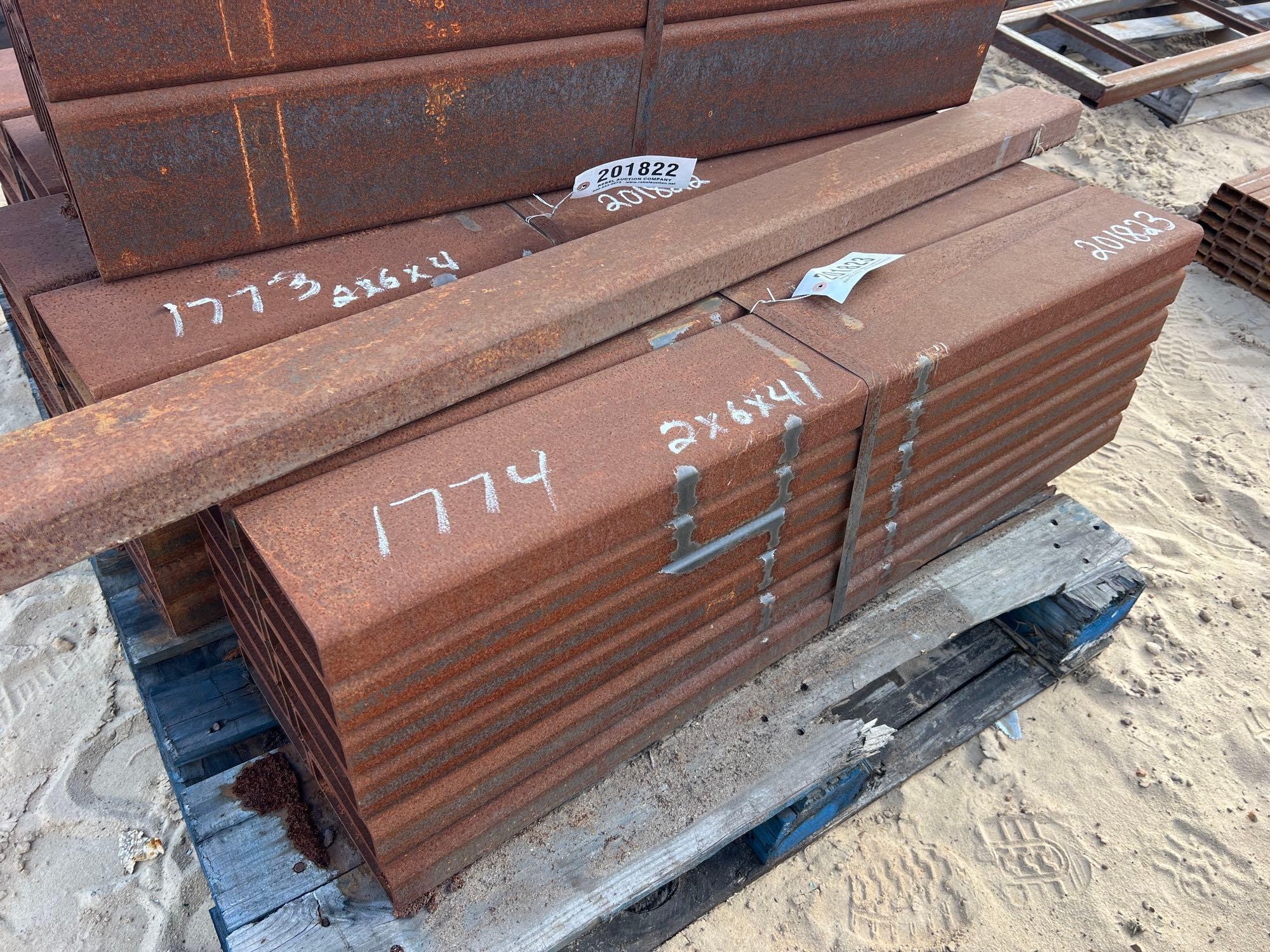 (12) 2" X 6" X 41" TUBING (A54756)