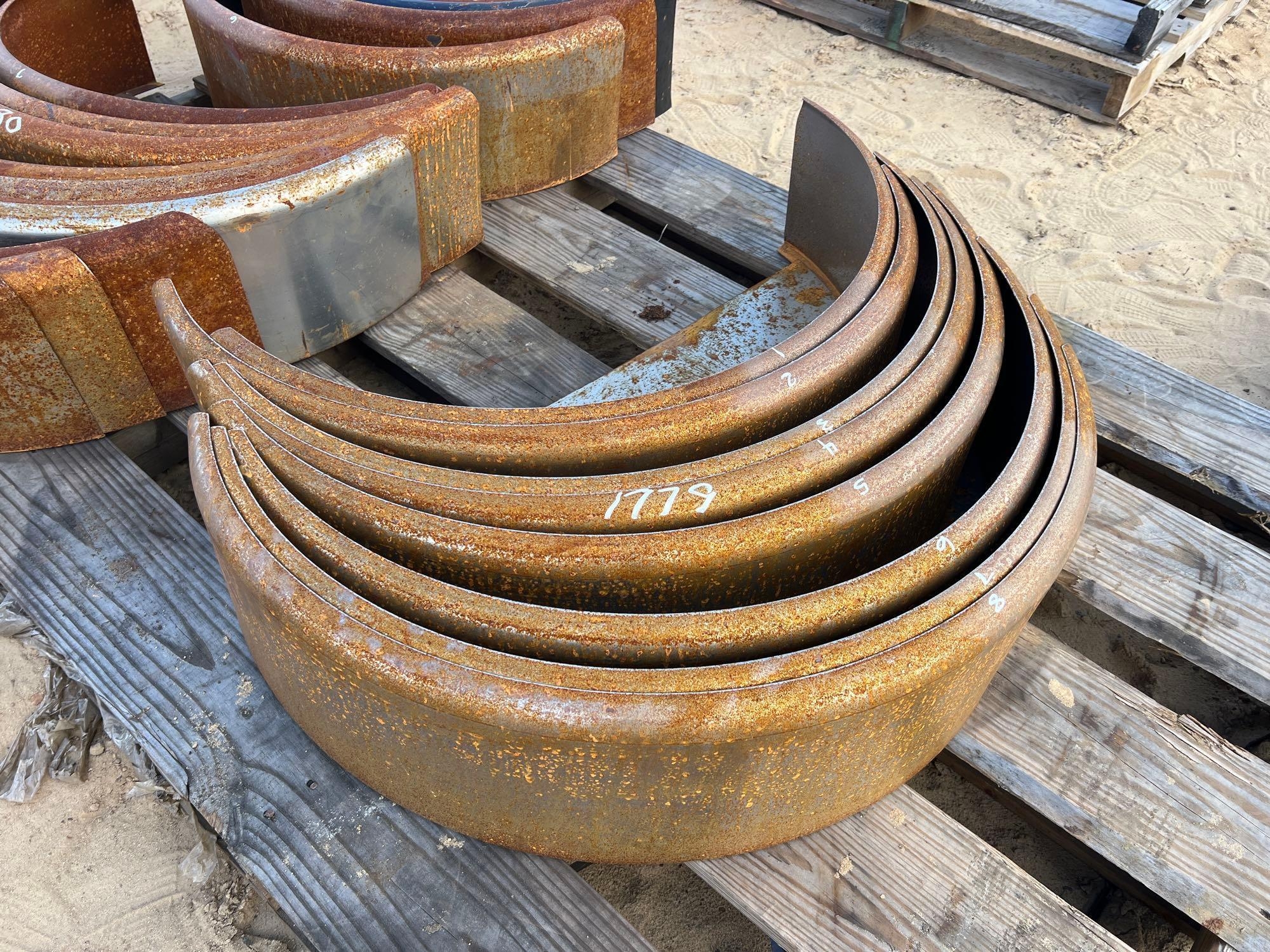 (8) SINGLE AXLE FENDERS (A54756)