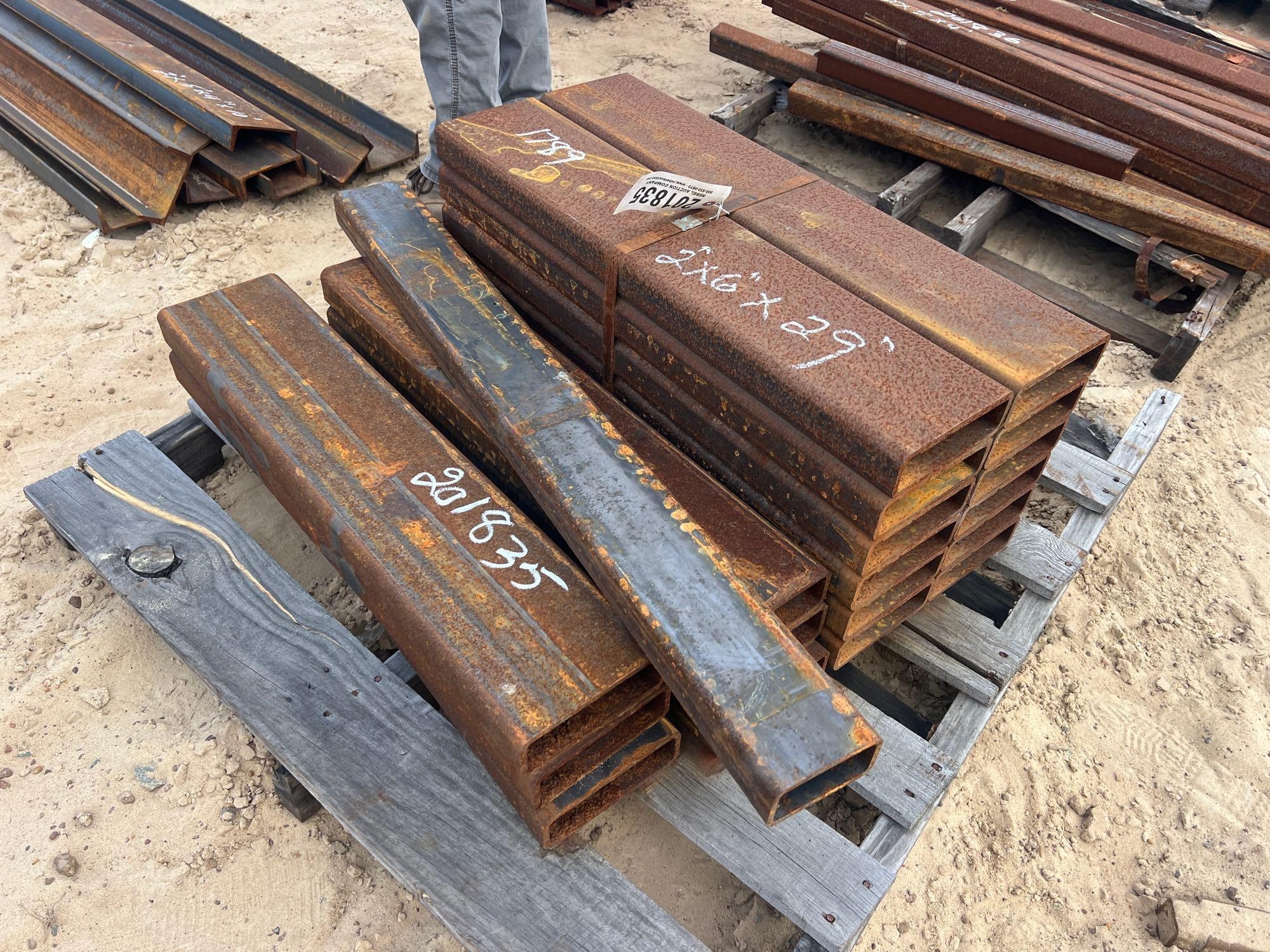 (18) 2" X 6" X 29" TUBING (A54756)