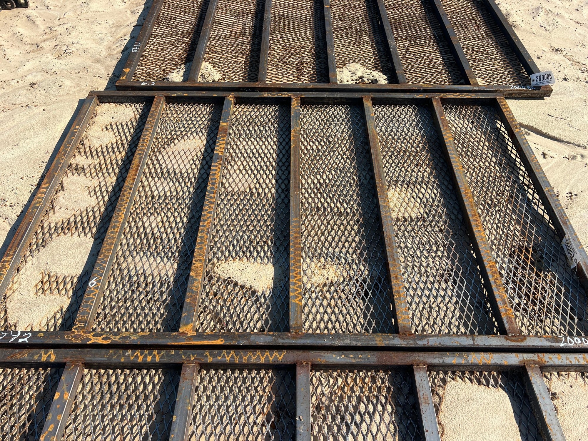 49" X 74" EXPANDED METAL RAMP GATE (A51247)