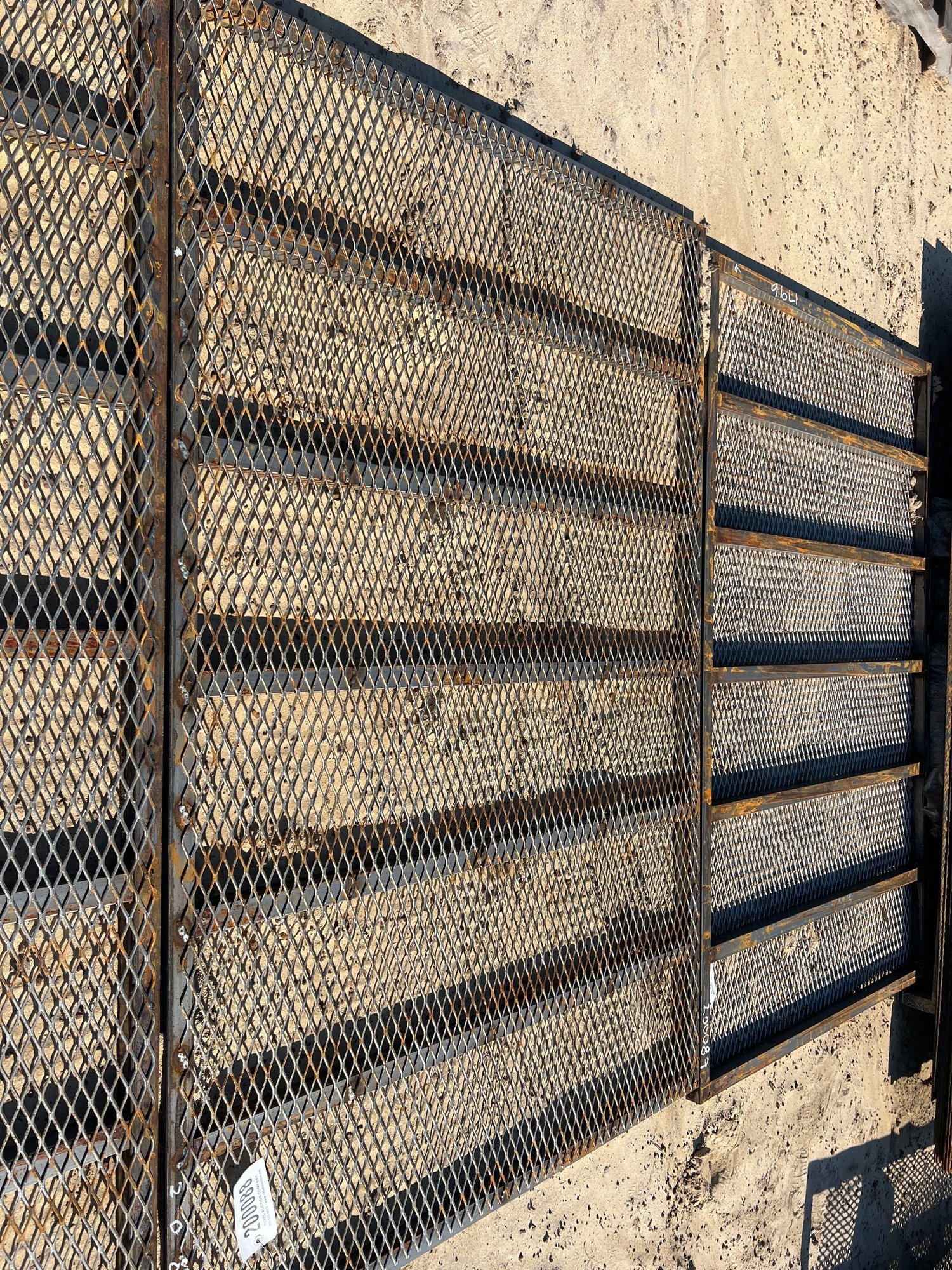 49" X 74" EXPANDED METAL RAMP GATE (A51247)