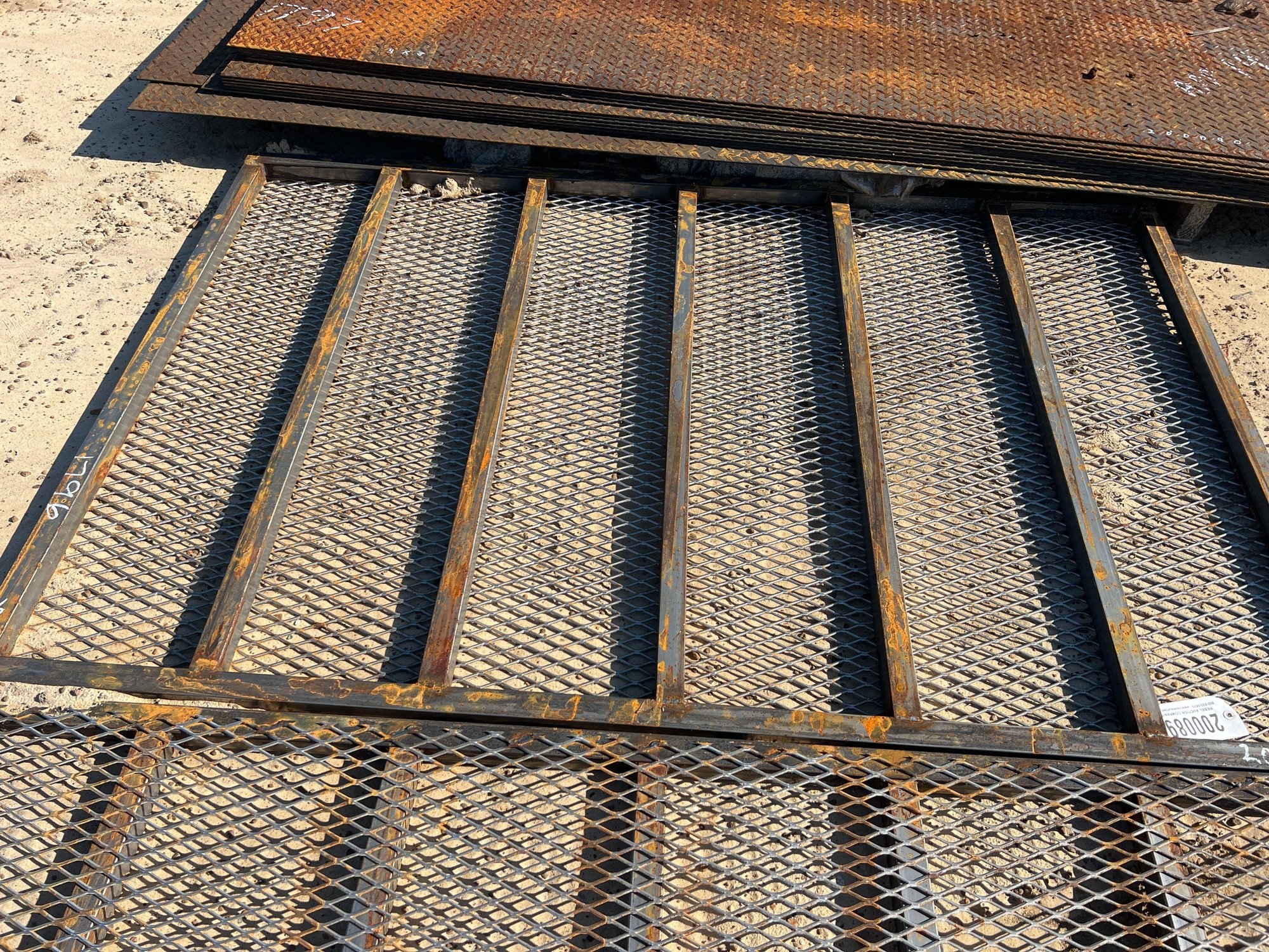 49" X 74" EXPANDED METAL RAMP GATE (A51247)