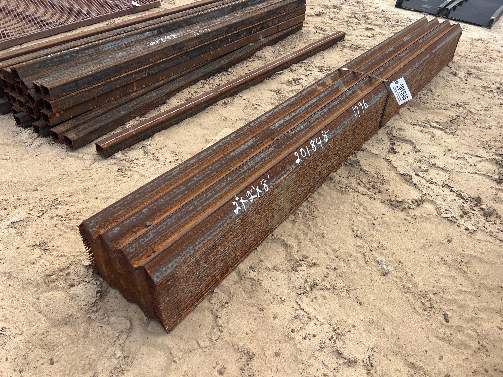 (80) 2" X 2" X 8' ANGLE IRON (A54756)