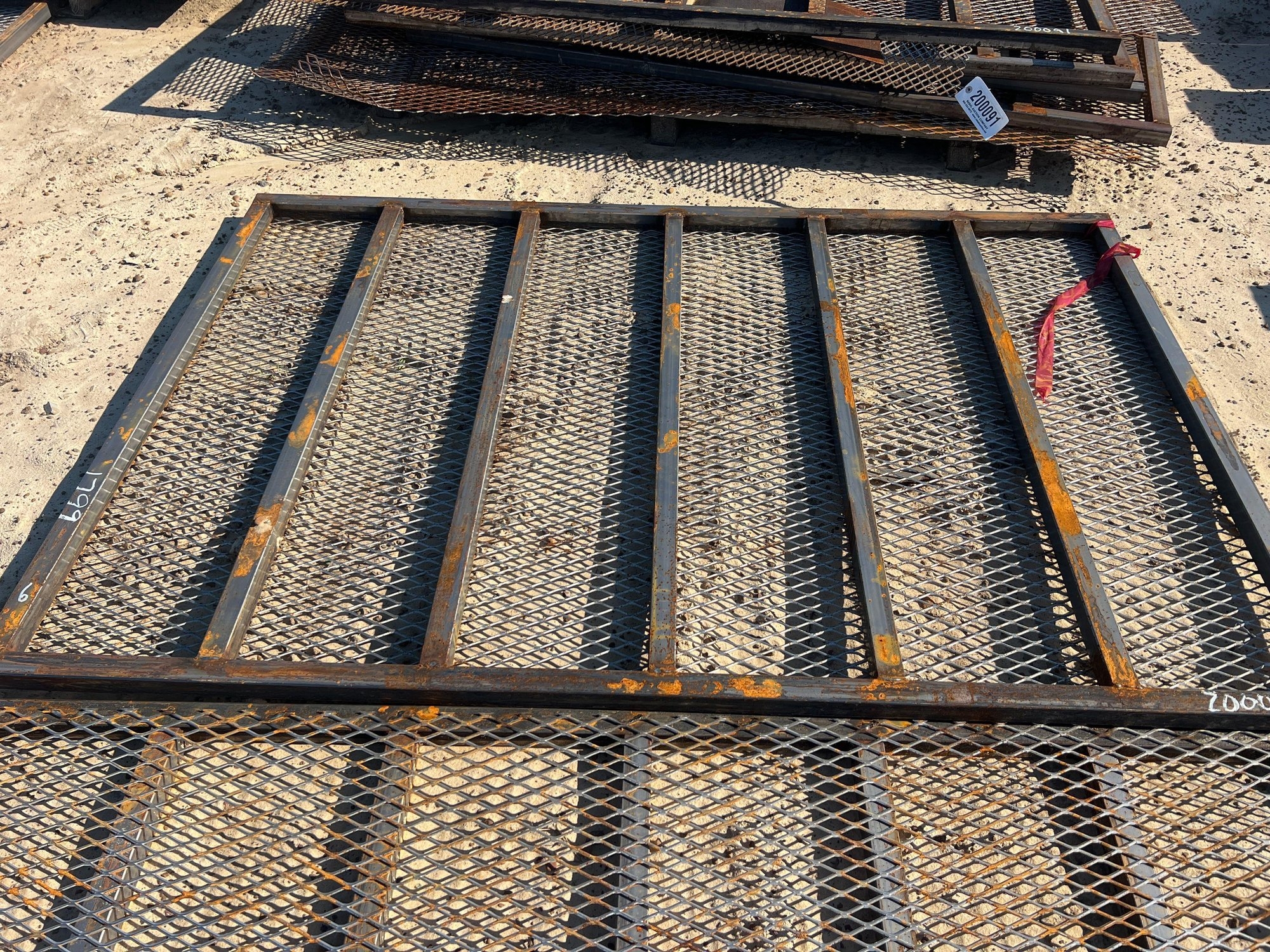 49" X 74" EXPANDED METAL RAMP GATE (A51247)