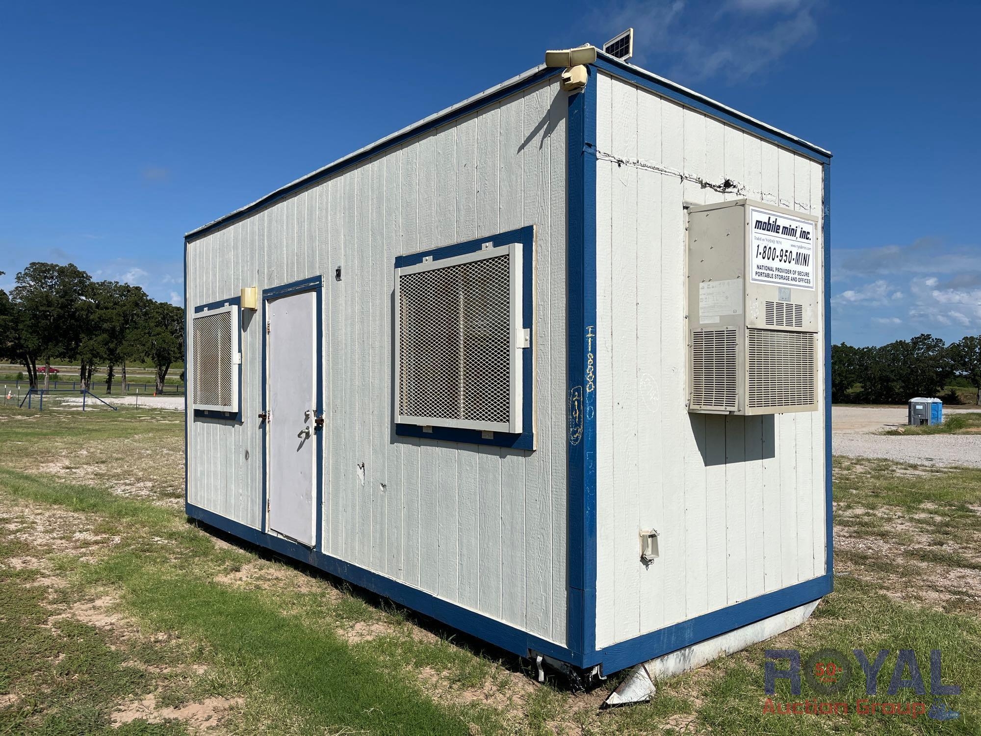Blue Concrete Test Shed (A52377)