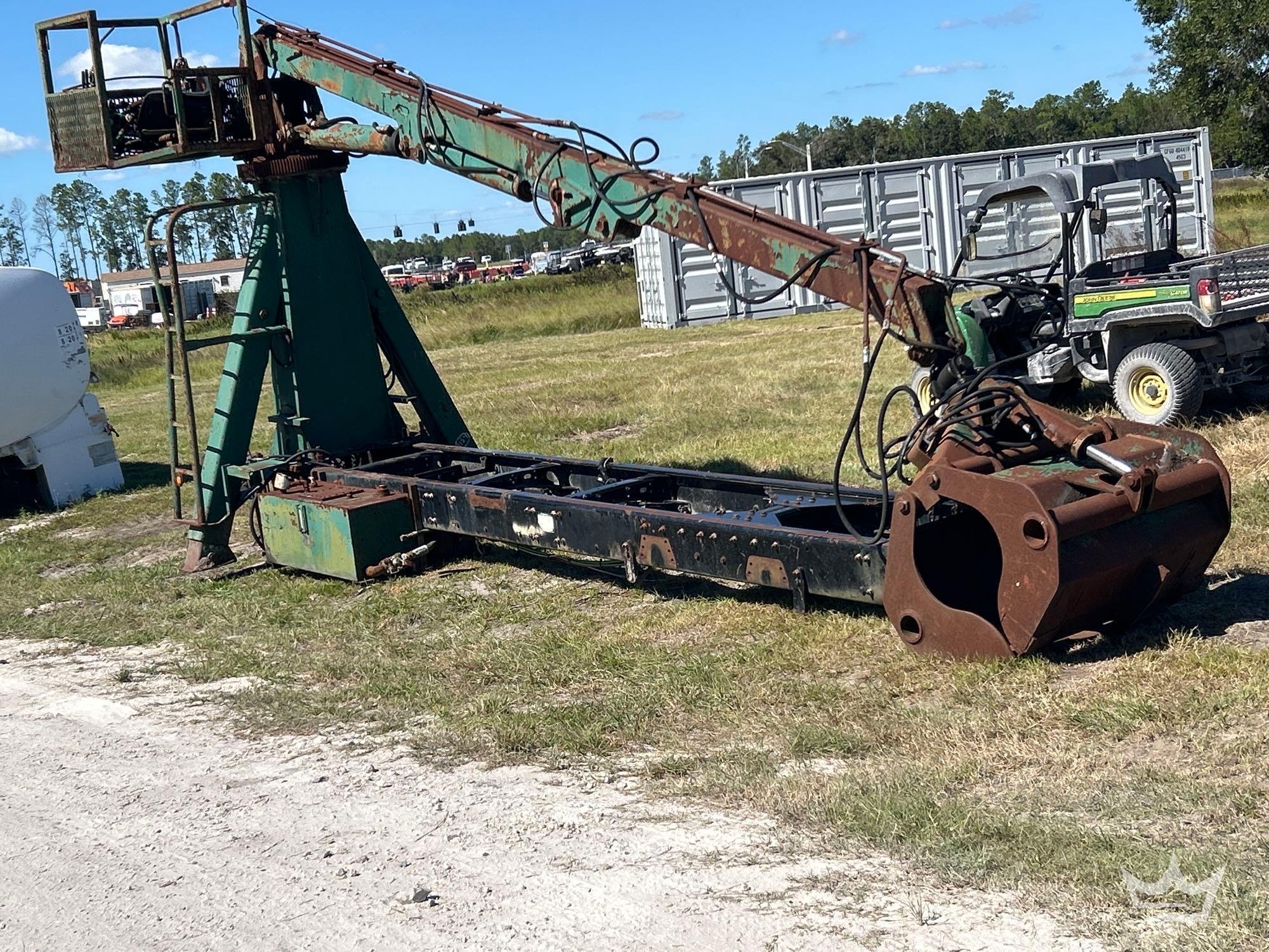 Forestry Truck Grapple and Frame (A55852)