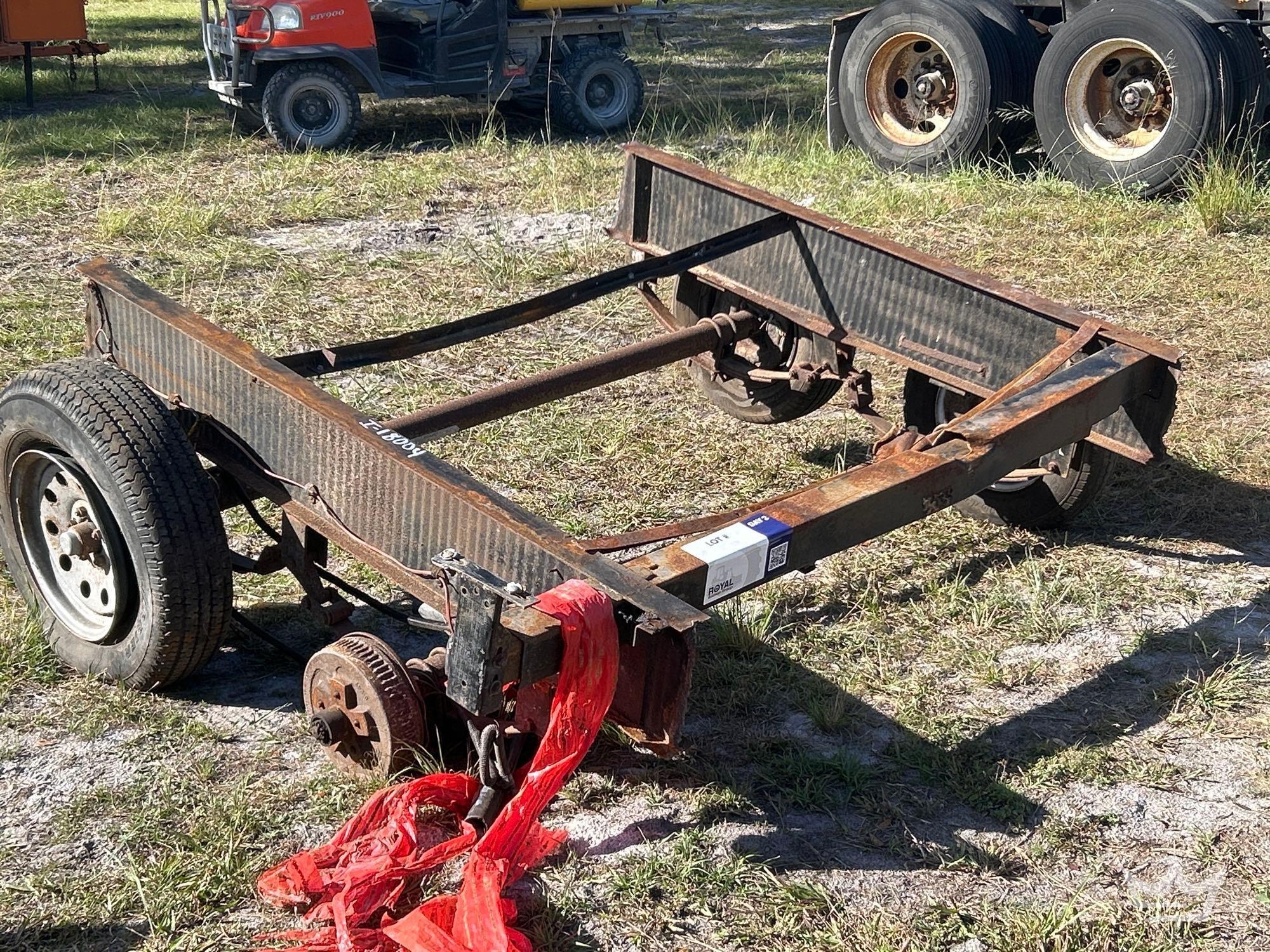 Tandem Axle Rear Trailer Frame (A55852)
