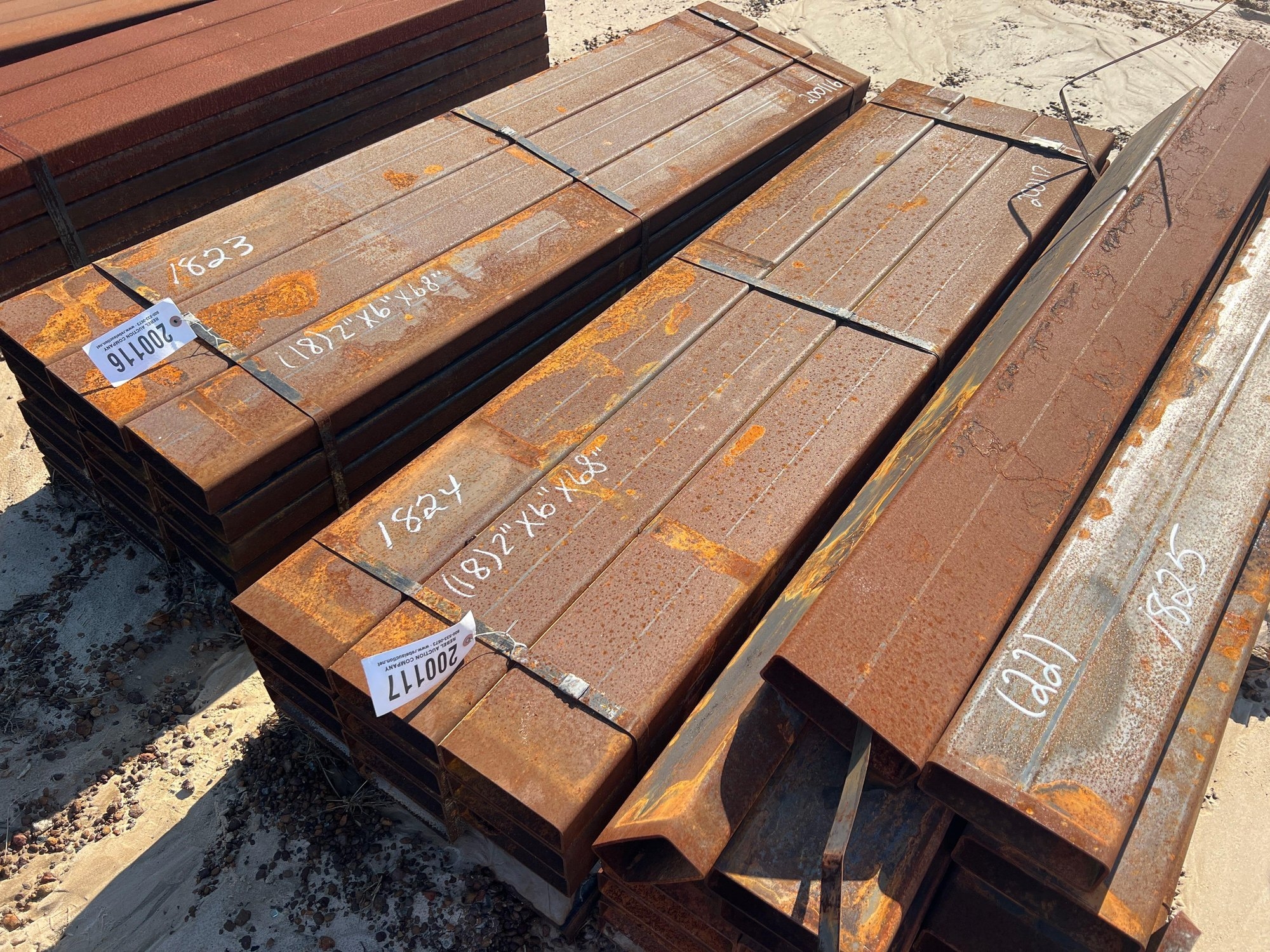 (APPROX 18) 2" X 6" X 68" THICK TUBING (A51247)