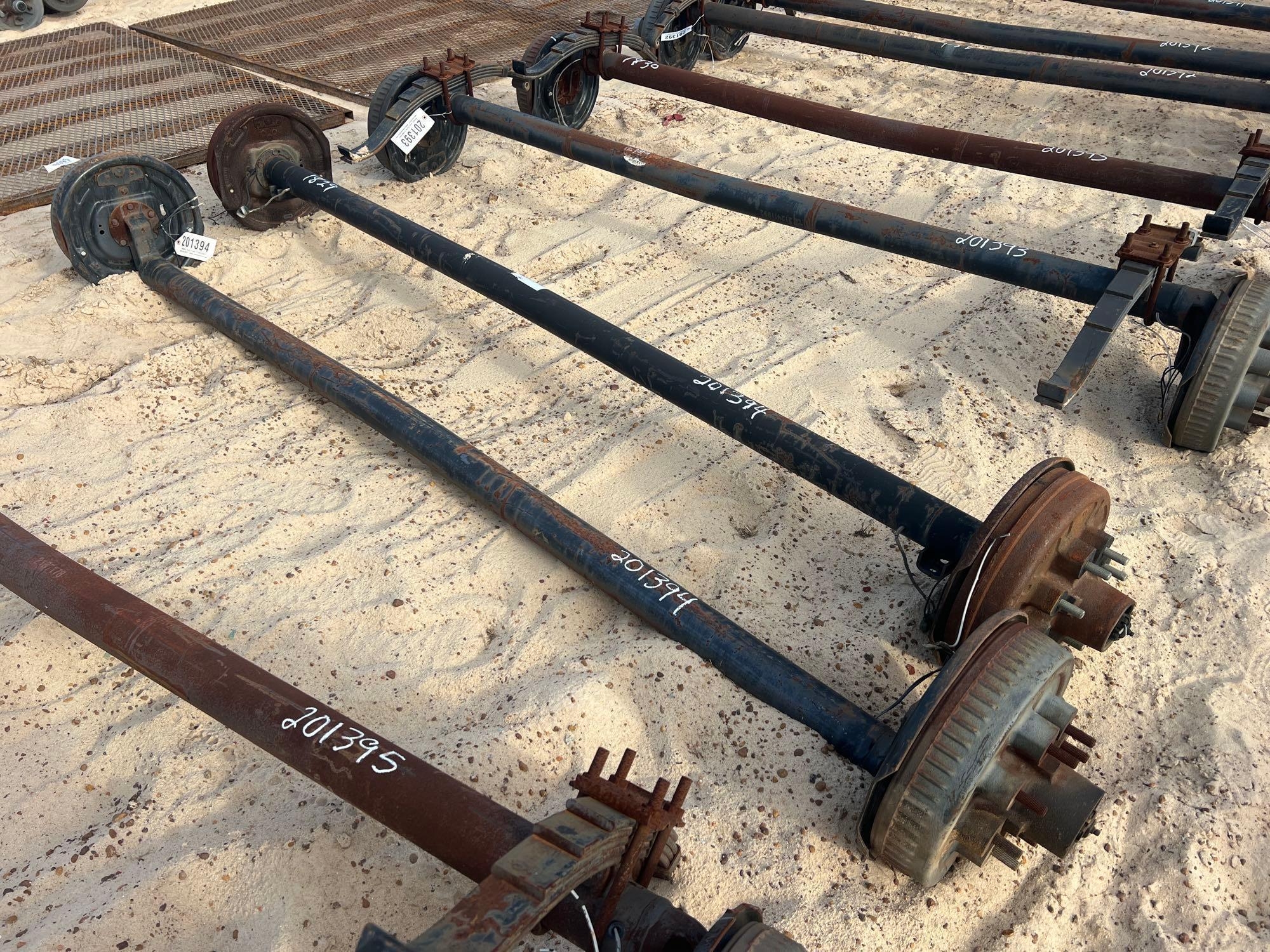 UNUSED (2) 7000# DROP AXLES W/ BRAKES (A54756)