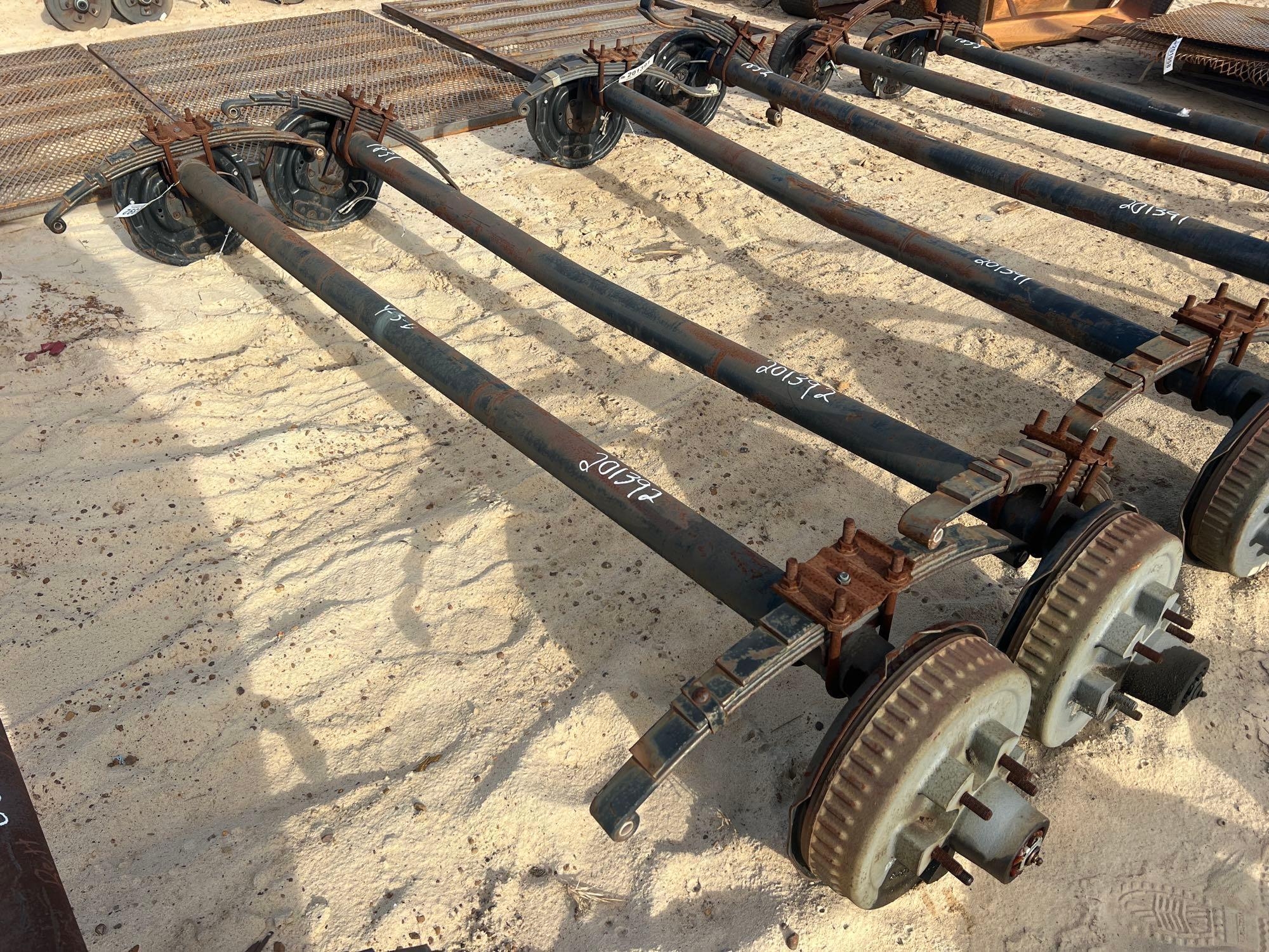 UNUSED (2) 5200# DROP AXLES W/ BRAKES (A54756)