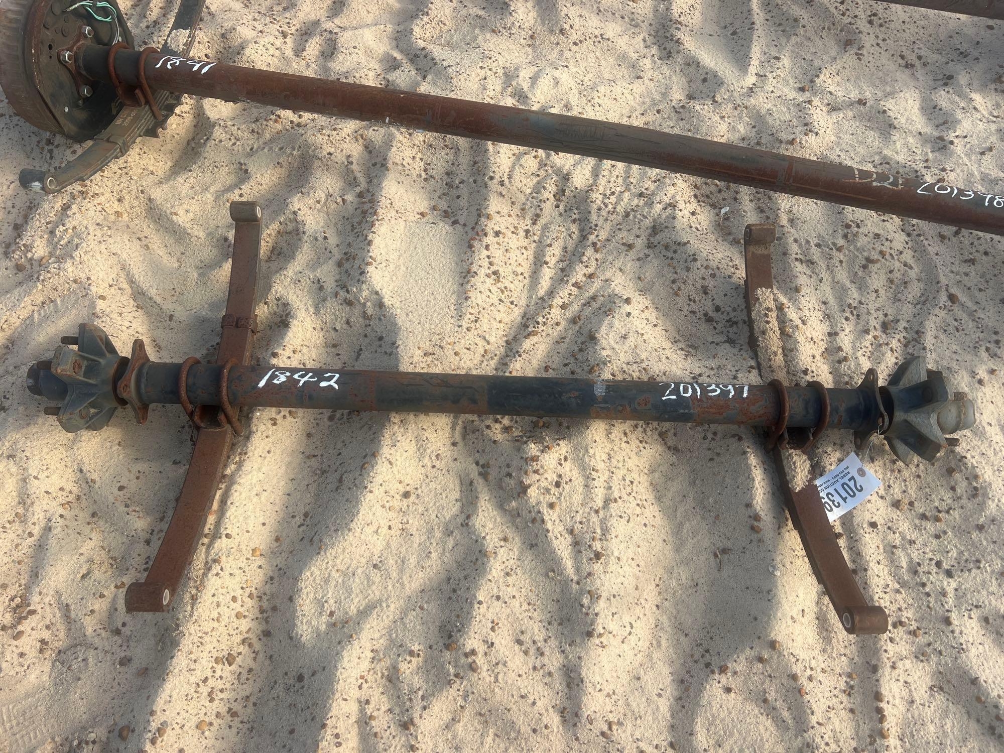 UNUSED (1) 3500# IDLER AXLE (A54756)