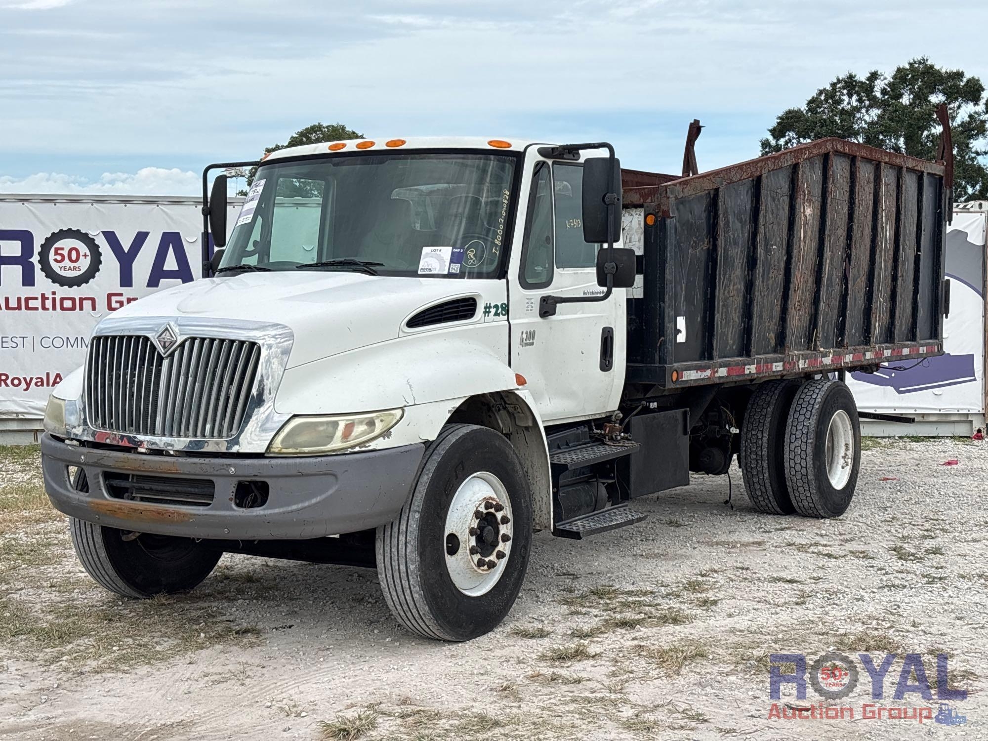 2008 International 4300 18ft Landscape Dump Truck (A51691)