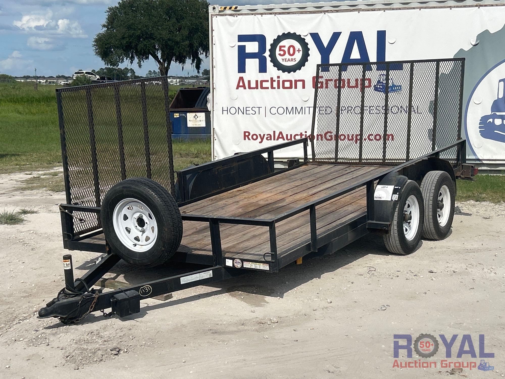 2021 Triple Crown U6X14T 14ft T/A Flatbed Trailer (A51694)