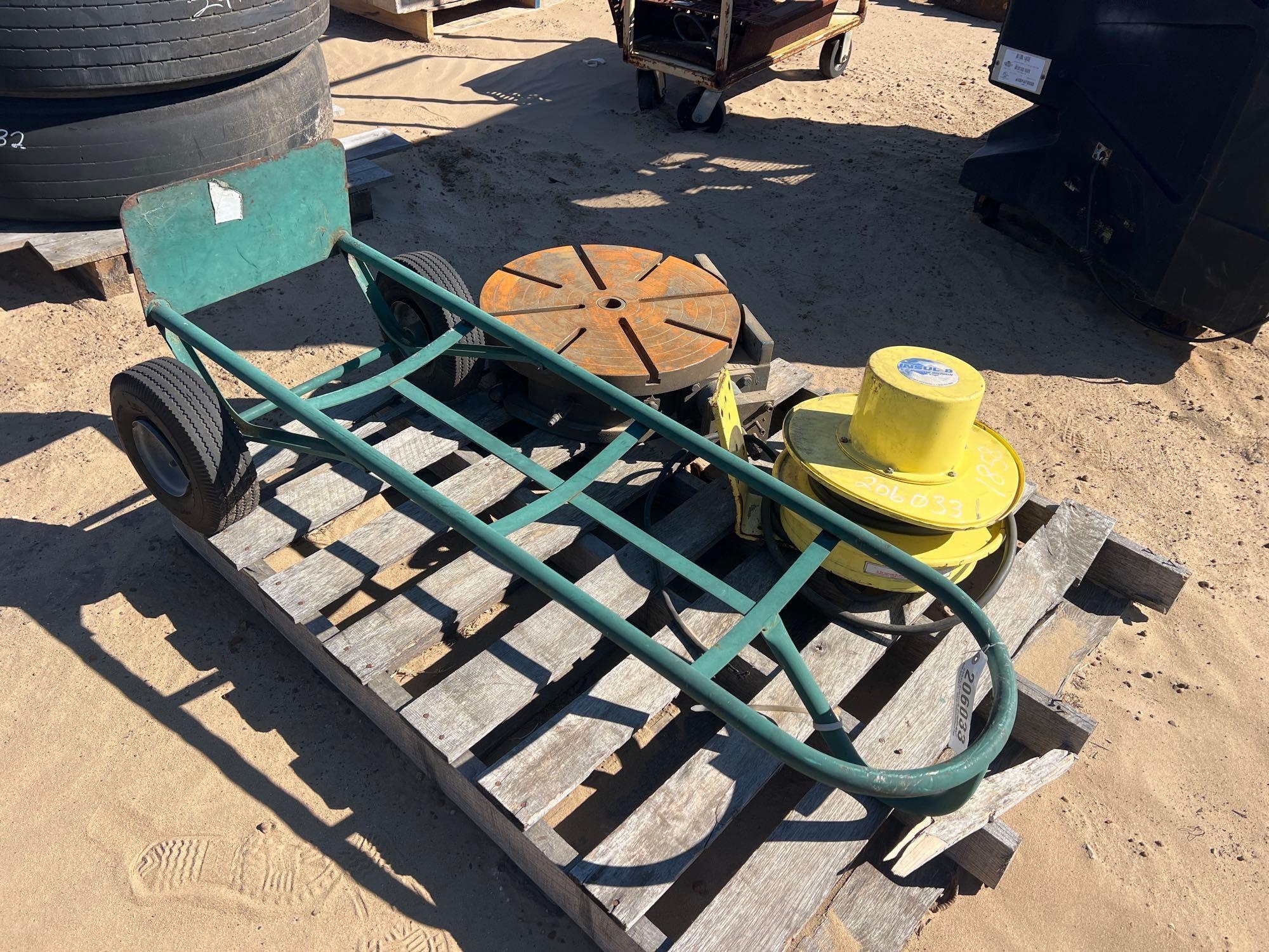 PALLET W/ TROYKE MODEL-S-18 / SC-4.0 DIVIDER HEAD (A57192)