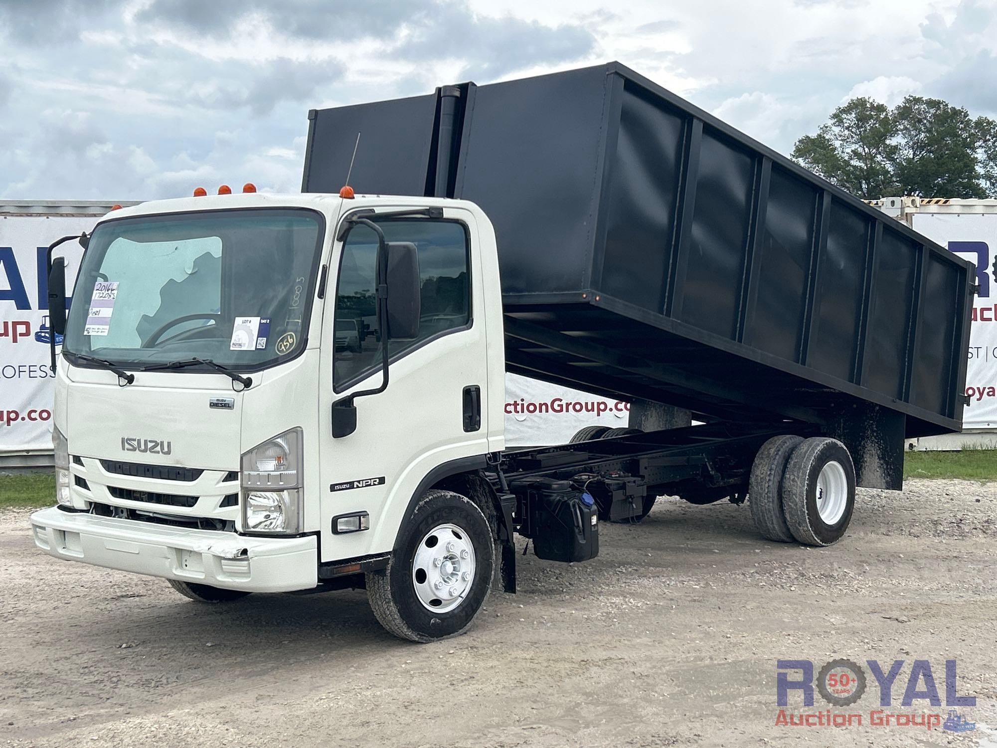 2016 Isuzu NPR Landscape Dump Truck (A51691)