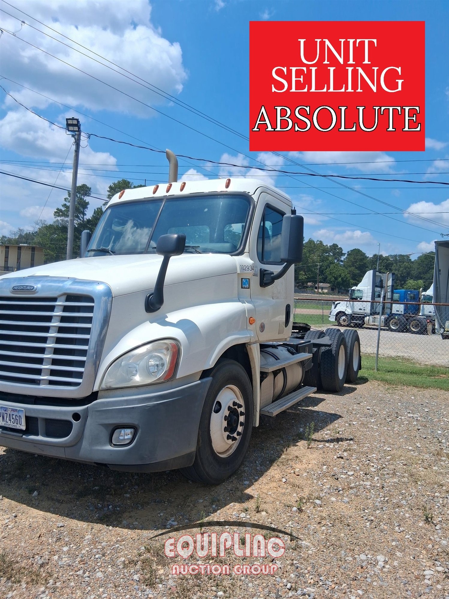 2015 FREIGHTLINER CASCADIA TANDEM AXLE DAY CAB (A54607)