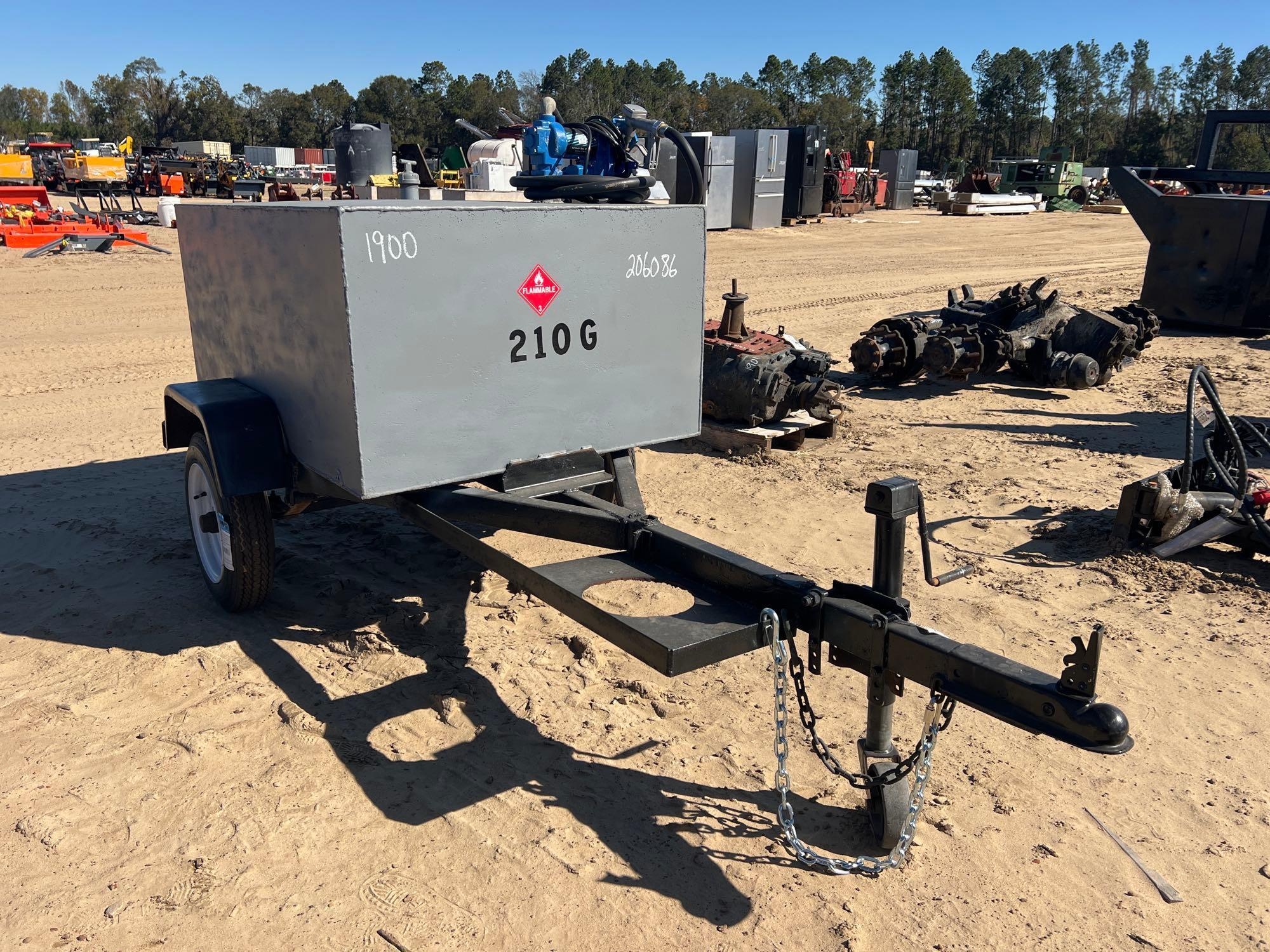 210 GALLON PORTABLE DIESEL FUEL TANK (A57192)