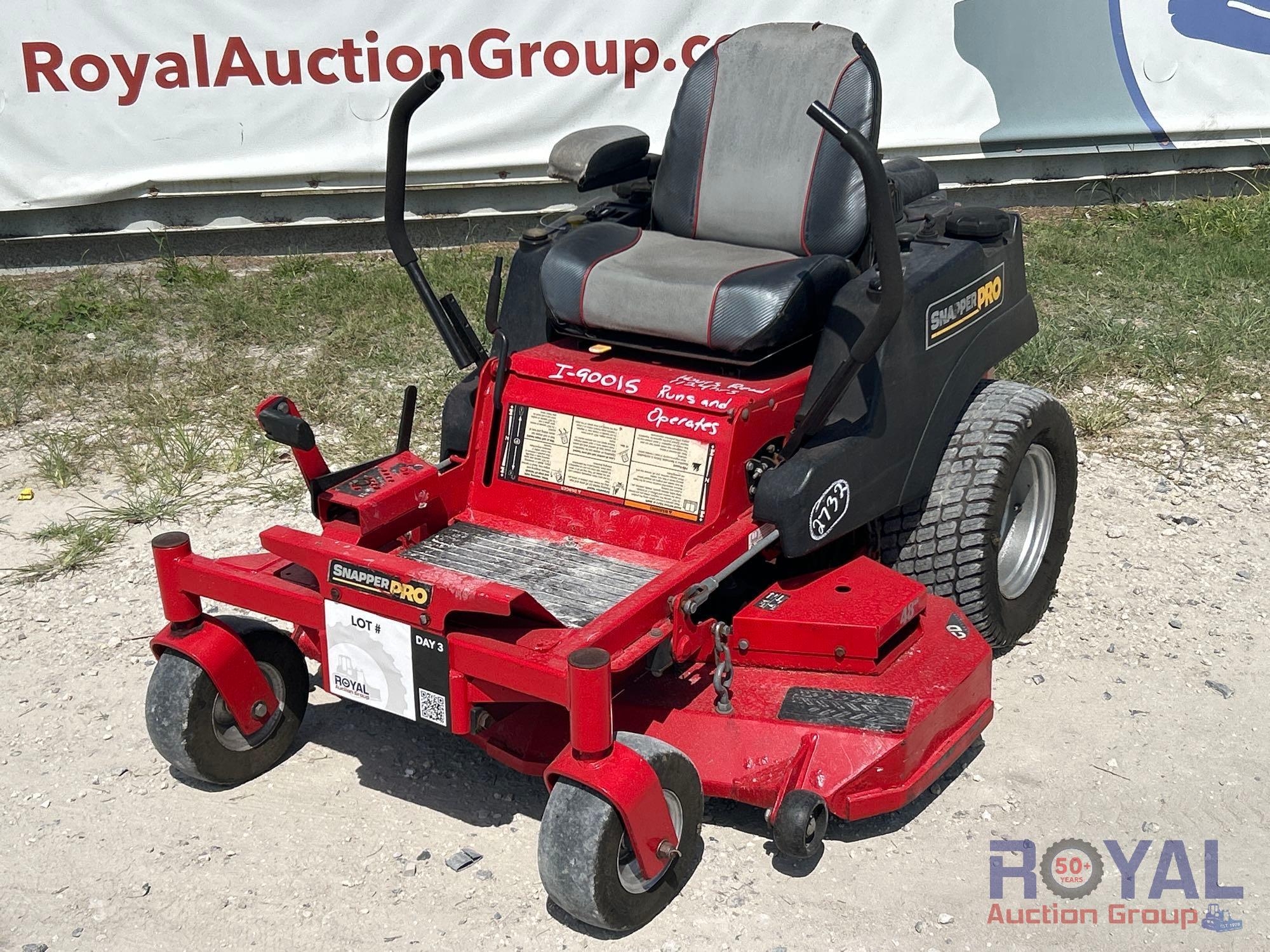 2017 Snapper Pro 48in Zero Turn Commercial Mower (A51691)