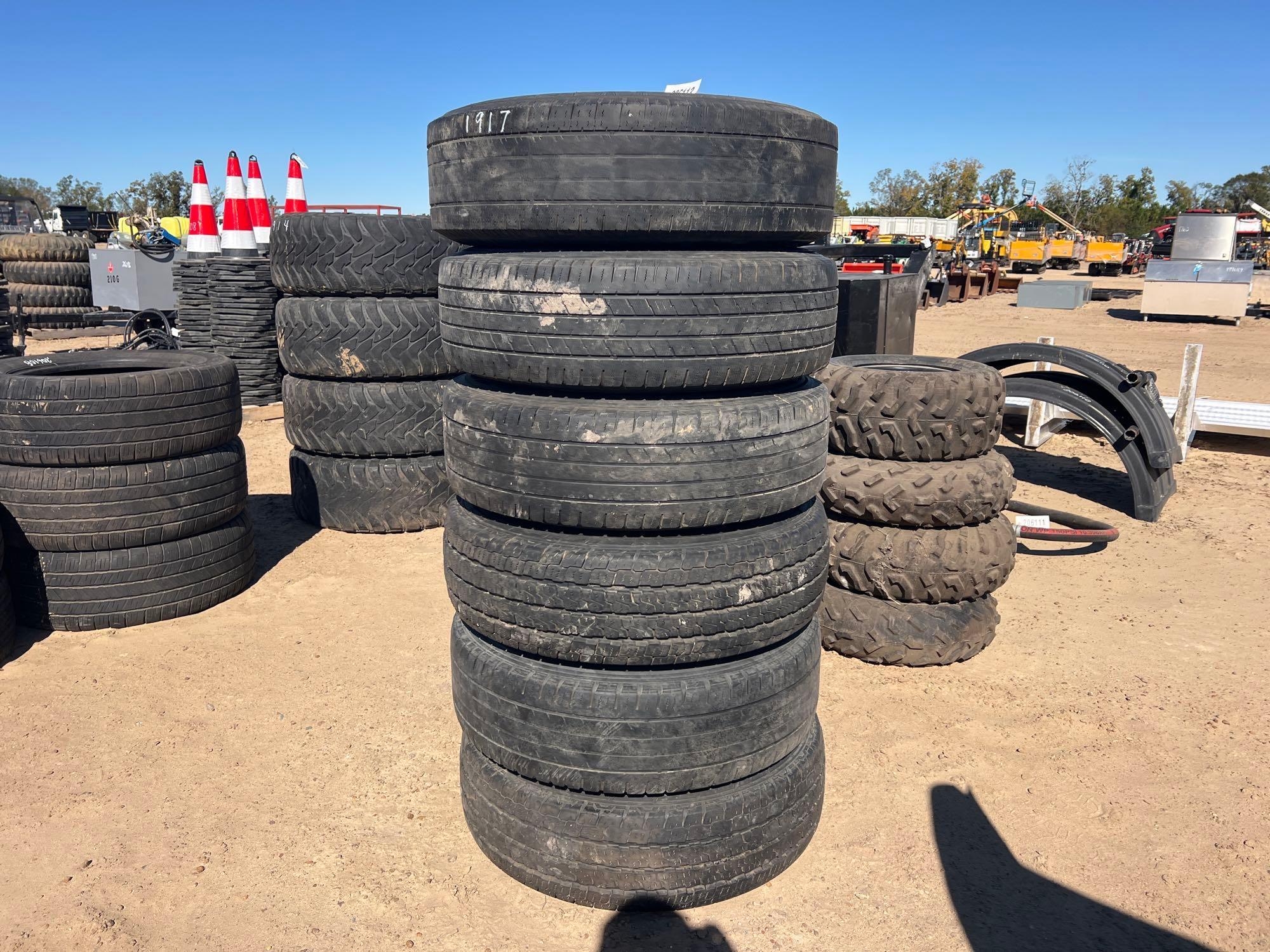 (6) 8 LUG FORD DUALLY WHEELS & TIRES (A57192)