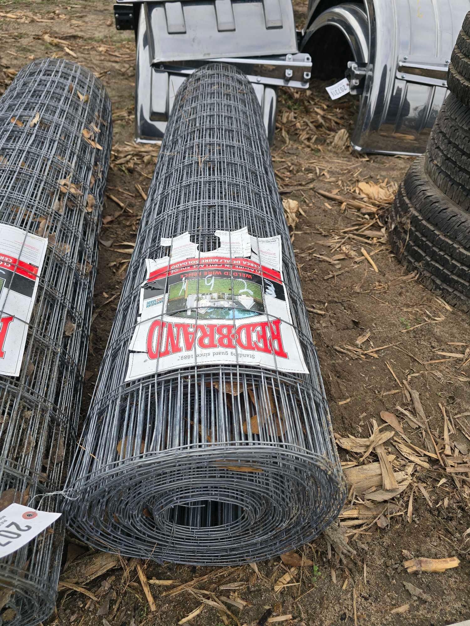 NEW ROLL OF REDBAND FENCE WIRE (A58374)