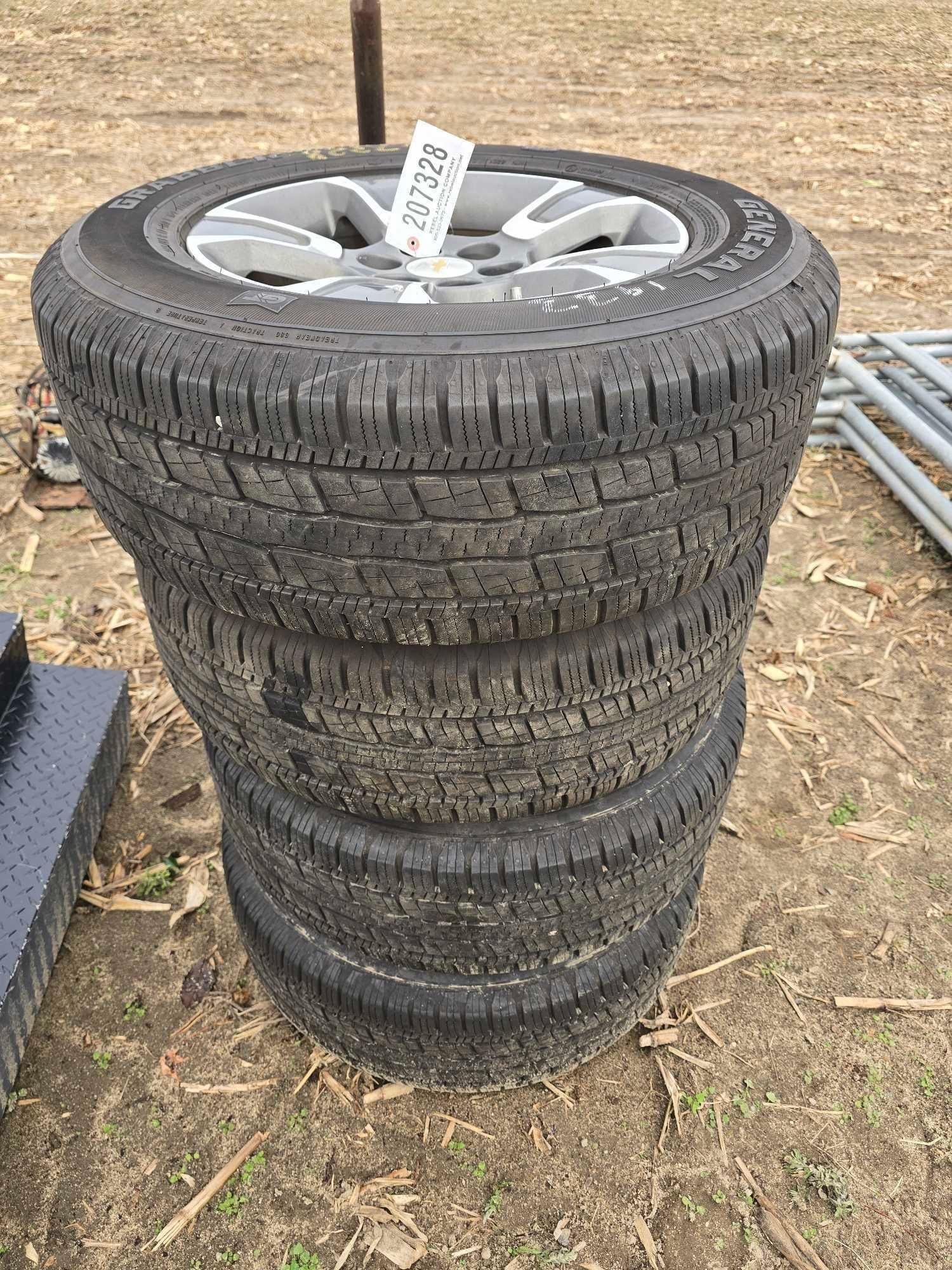 255/65R17 TIRES & RIMS (A58374)