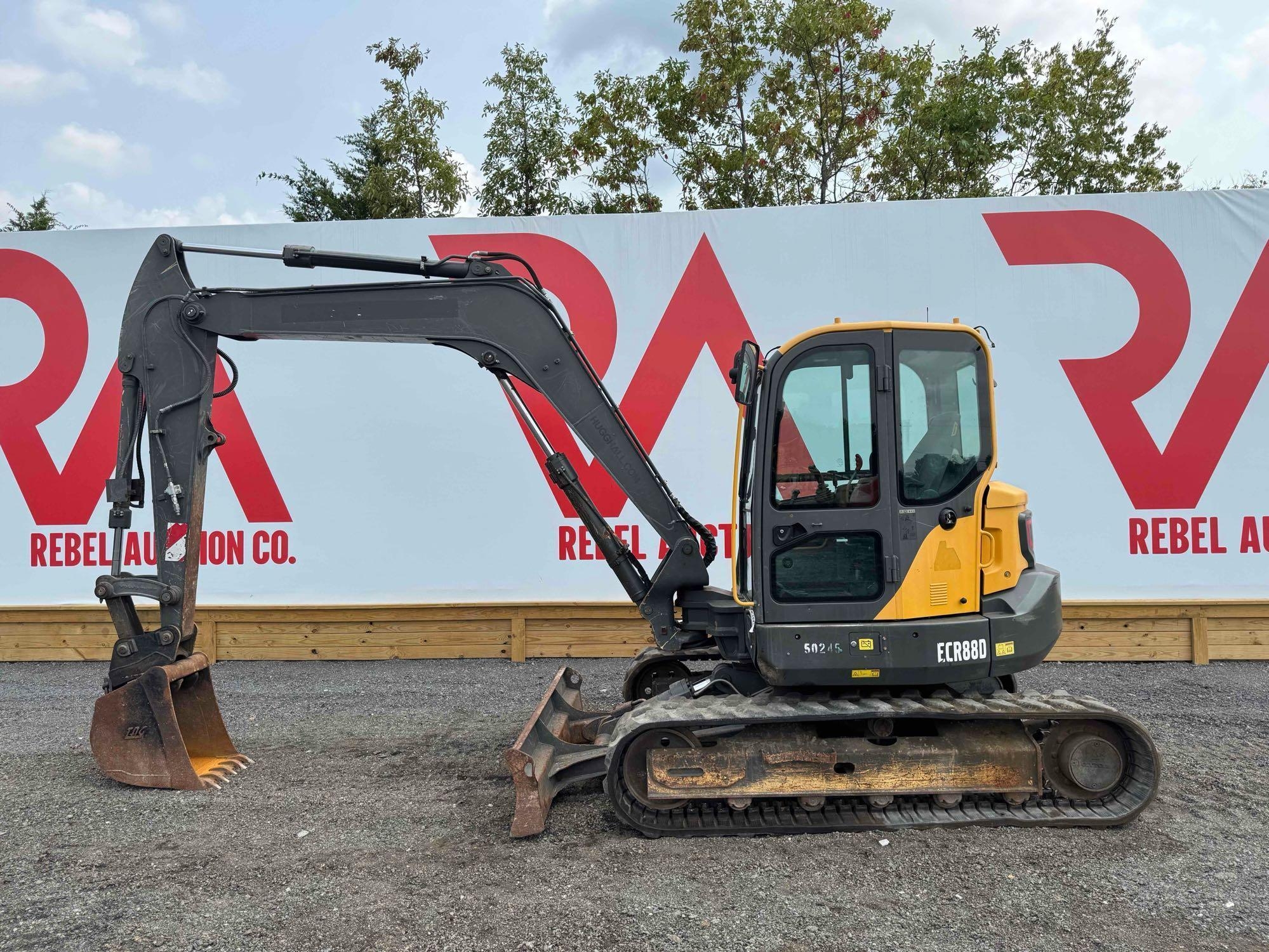 2018 VOLVO ECR88D EXCAVATOR (A51246)
