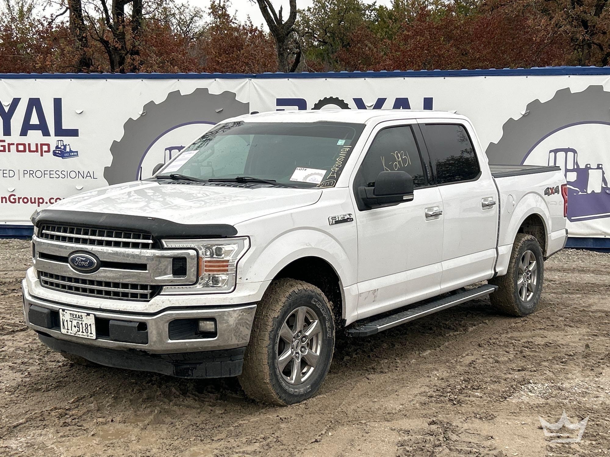 2018 Ford F-150 4X4 Crew Cab Pickup Truck (A55973)