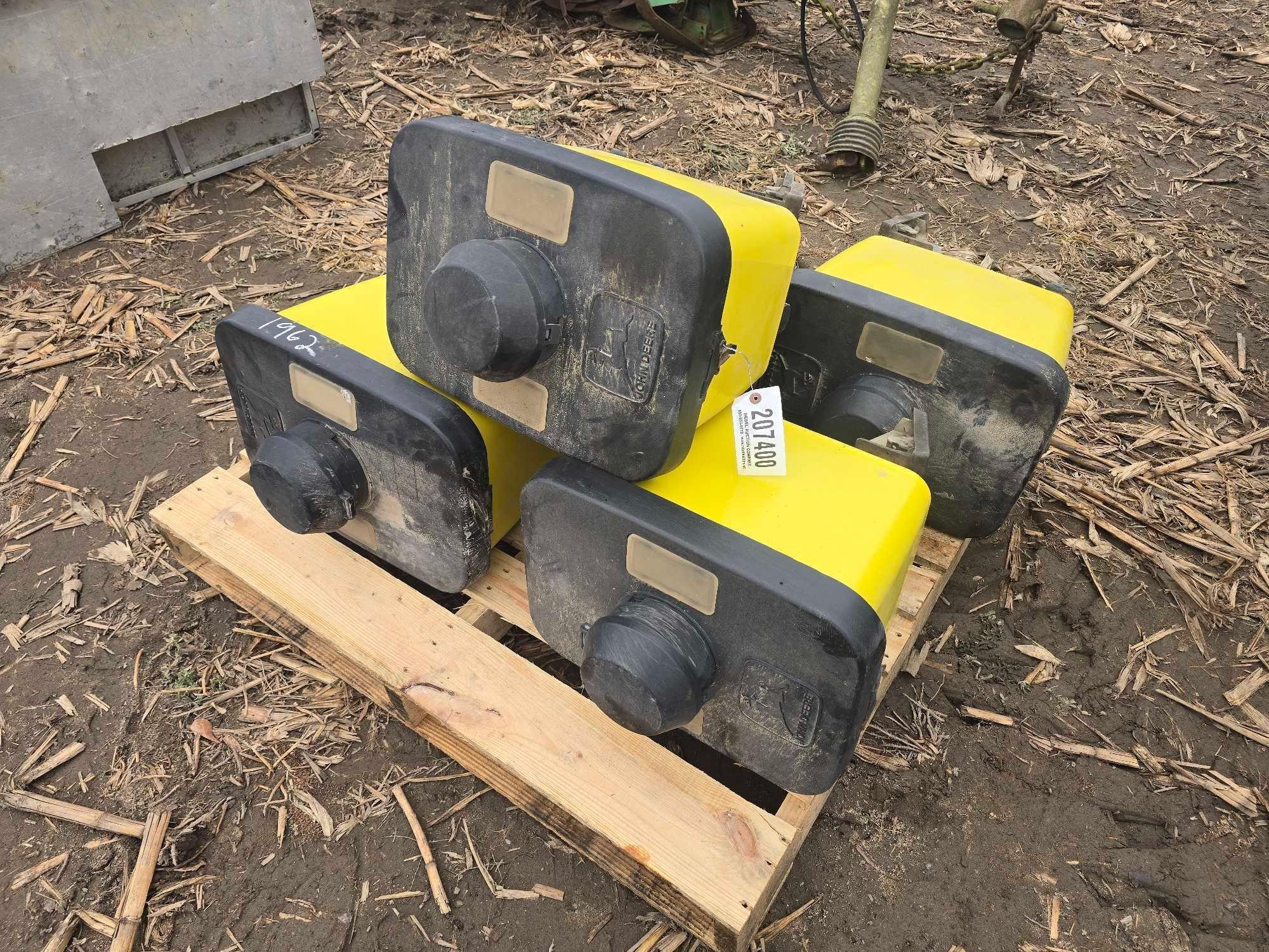 (5) JOHN DEERE INSECTICIDE HOPPERS (A58374)