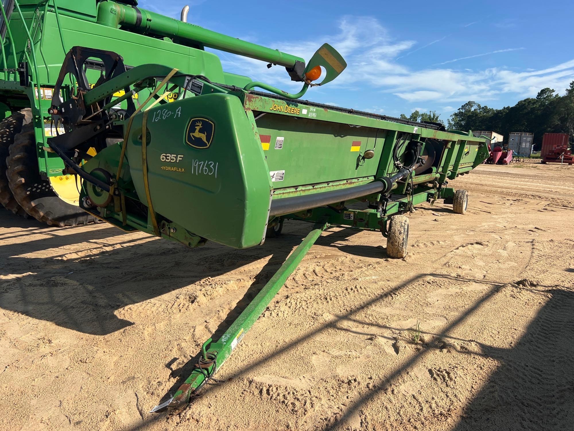 JOHN DEERE 635F 35' HYDROFLEX PLATFORM HEADER (A51247)