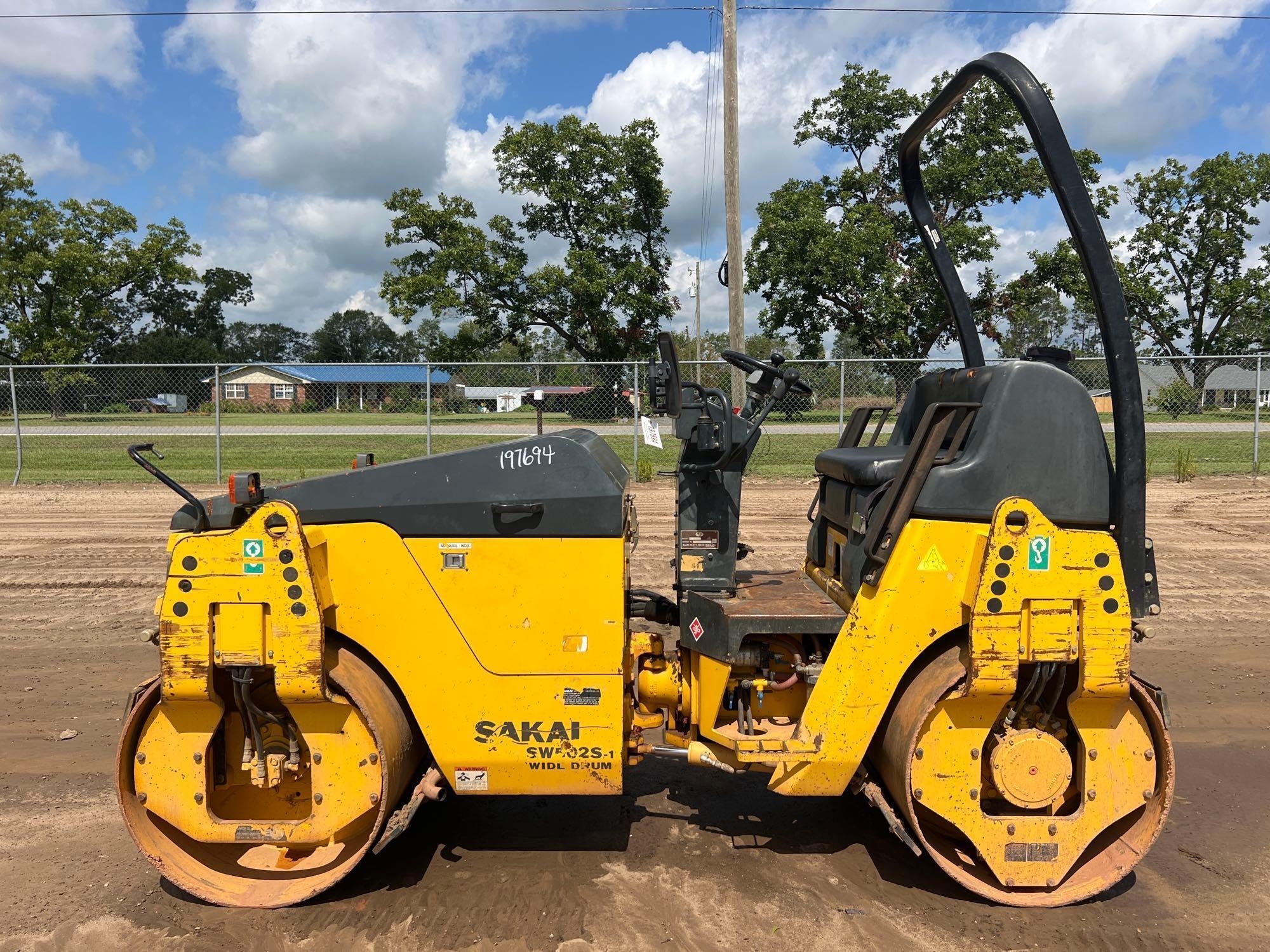 SAKAI SW502S-1 SMOOTH DBL DRUM ROLLER (A51246)