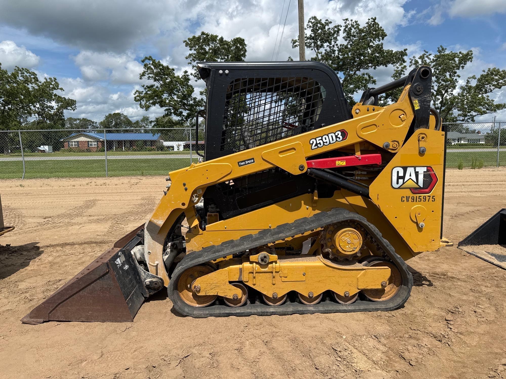 2022 CATERPILLAR 259D3 SKID STEER (A51242)