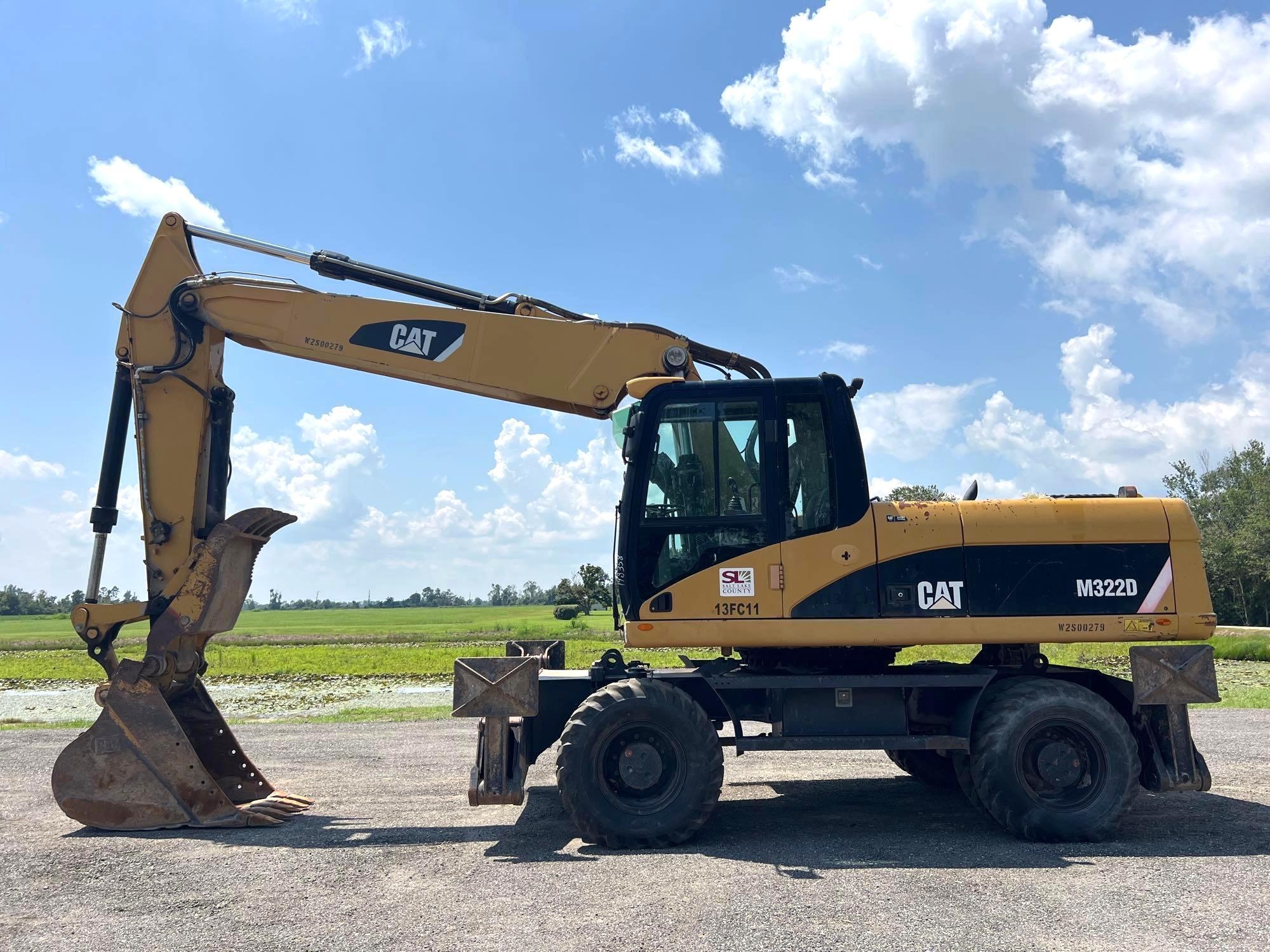 2008 CATERPILLAR M322D MOBILE EXCAVATOR (A51406)