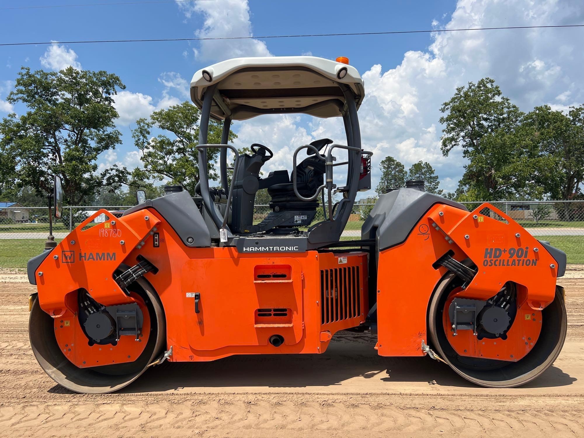 2021 HAMM HD+9I VO DOUBLE DRUM ROLLER (A51246)