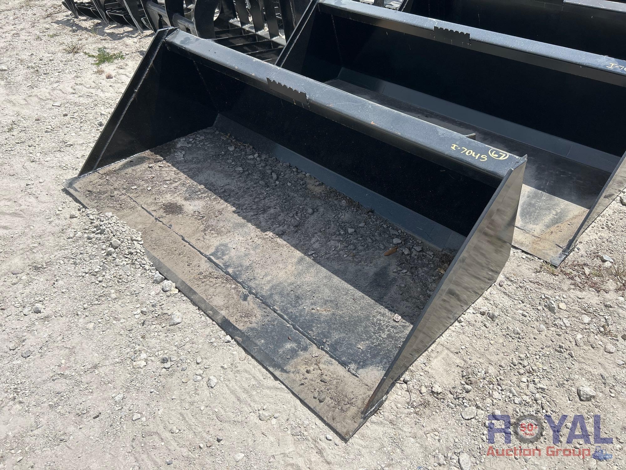 2025 Swict 60in Bucket Skid Steer Attachment (A50322)